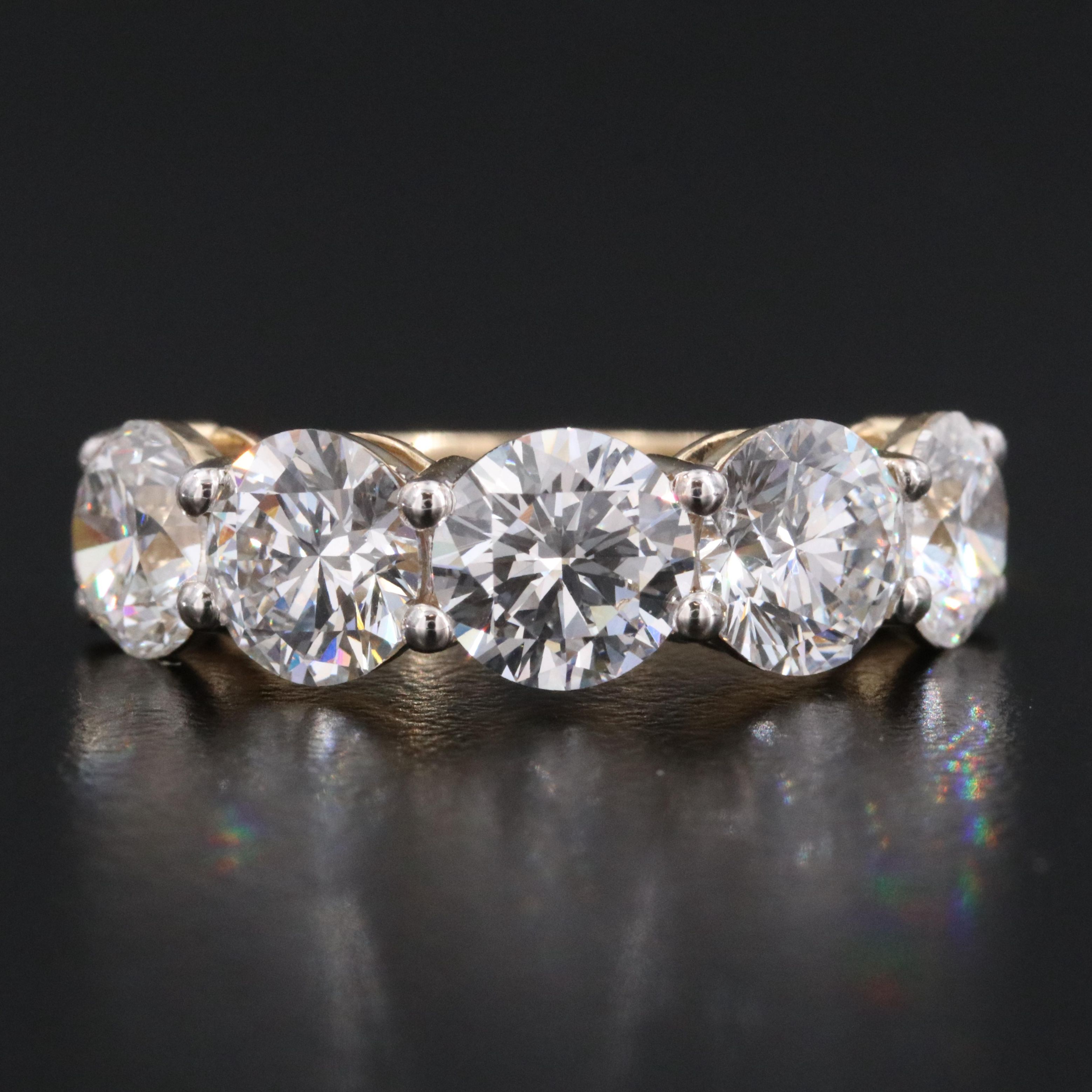14K 4.76 CTW Lab Grown Diamond Ring