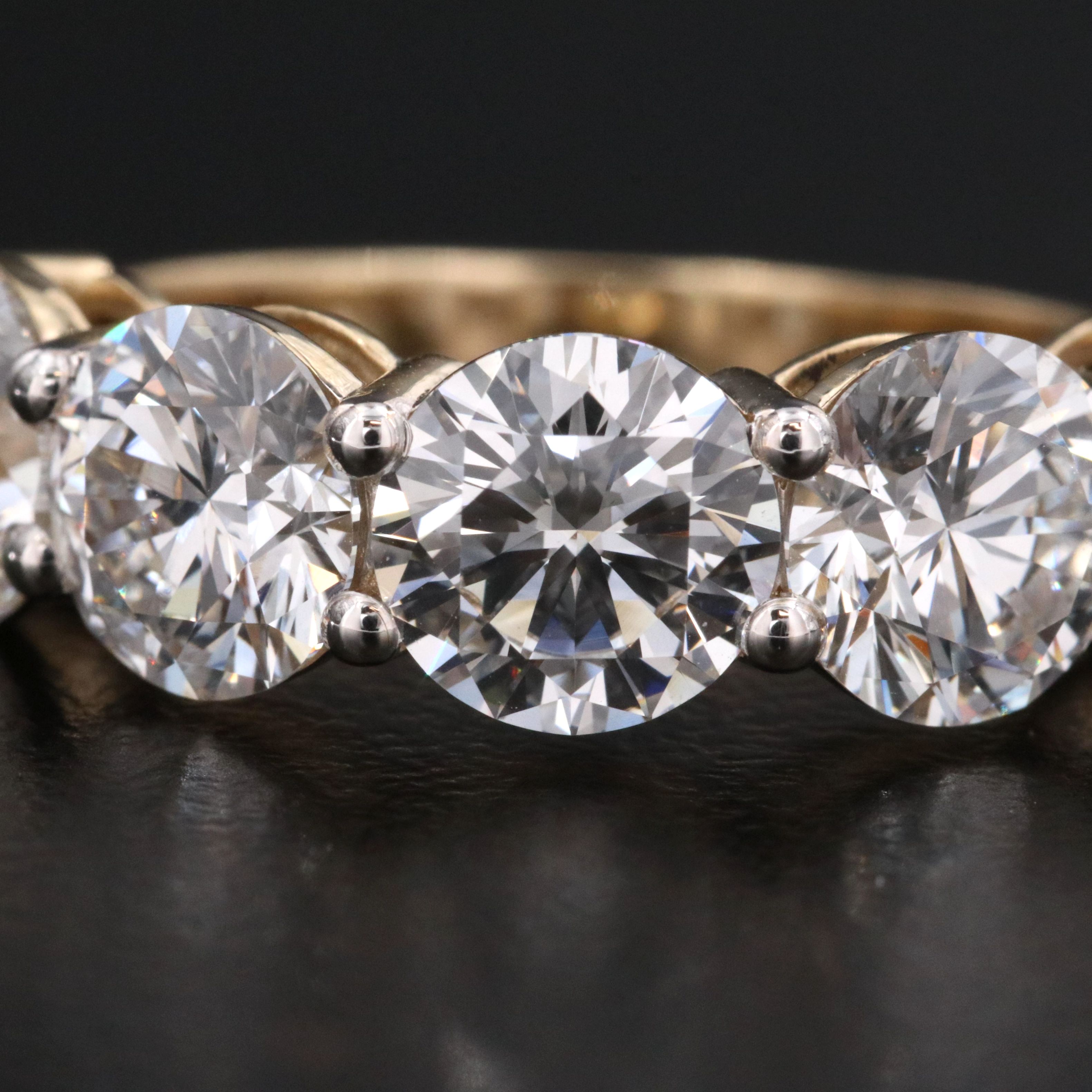 14K 4.76 CTW Lab Grown Diamond Ring