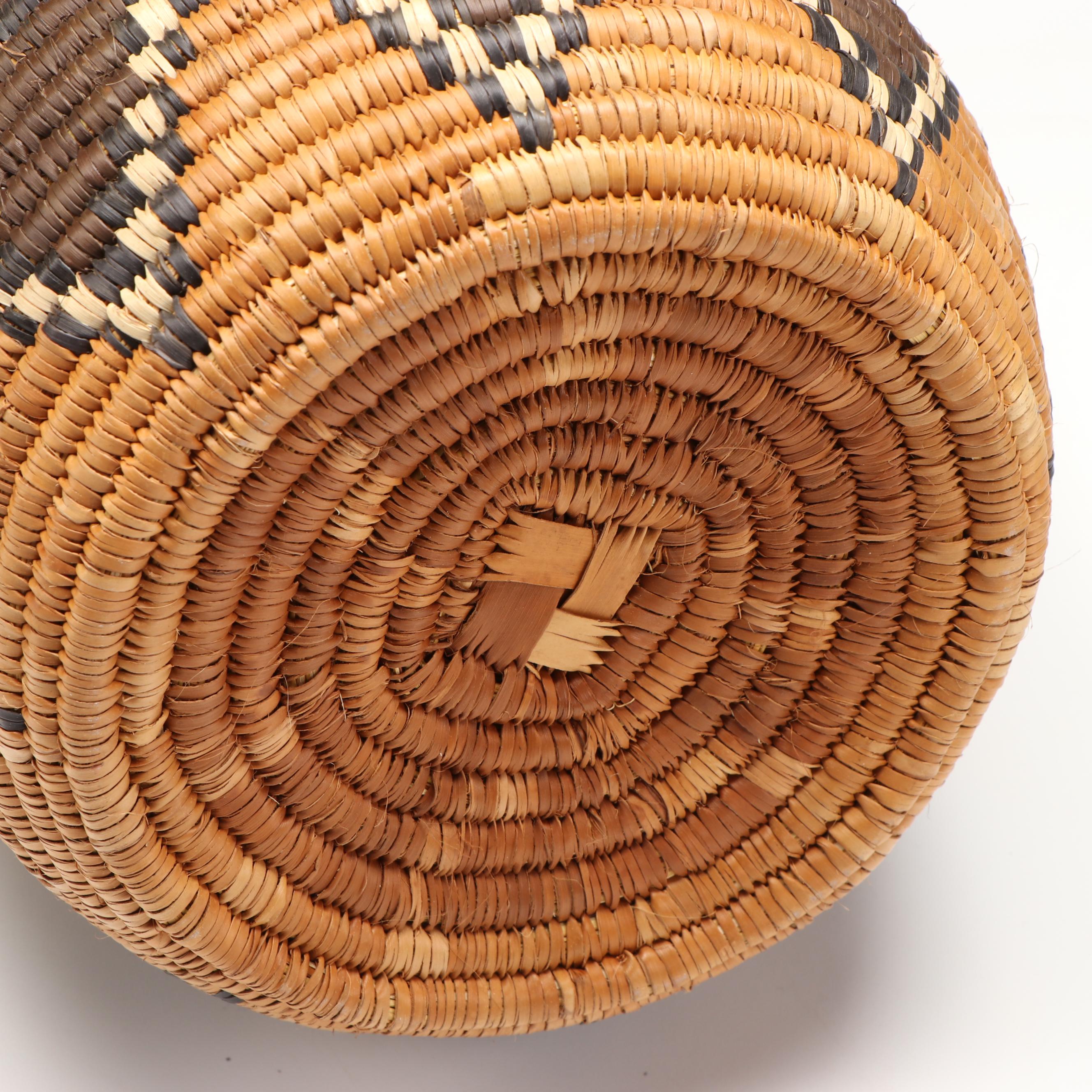 Hlengiwe Zulu Handwoven Ilala Palm Lidded Basket