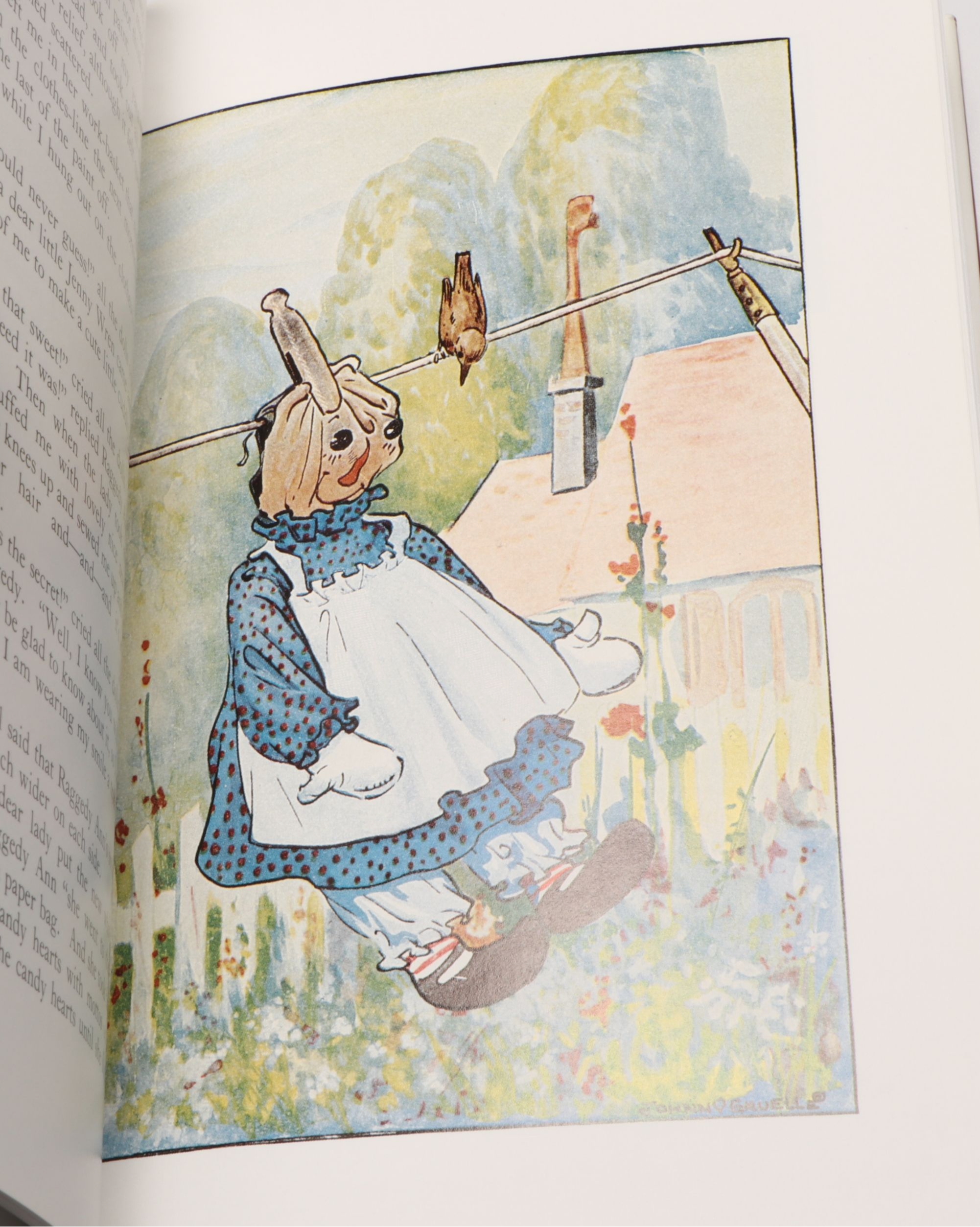 Reproduction Volland Raggedy Ann and Andy Dolls with Johnny Gruelle Books