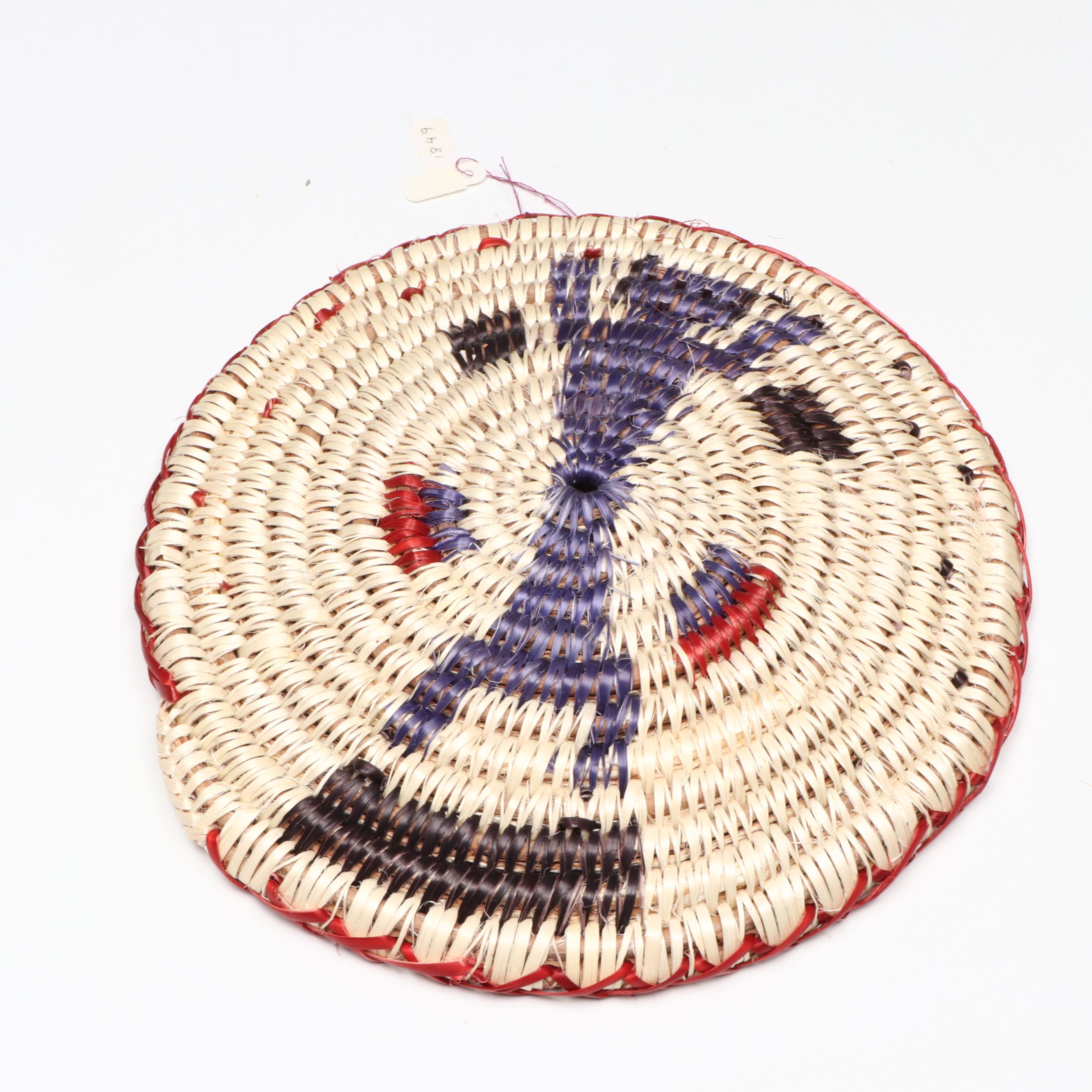 Diné (Navajo) Handwoven Figural Sumac Baskets