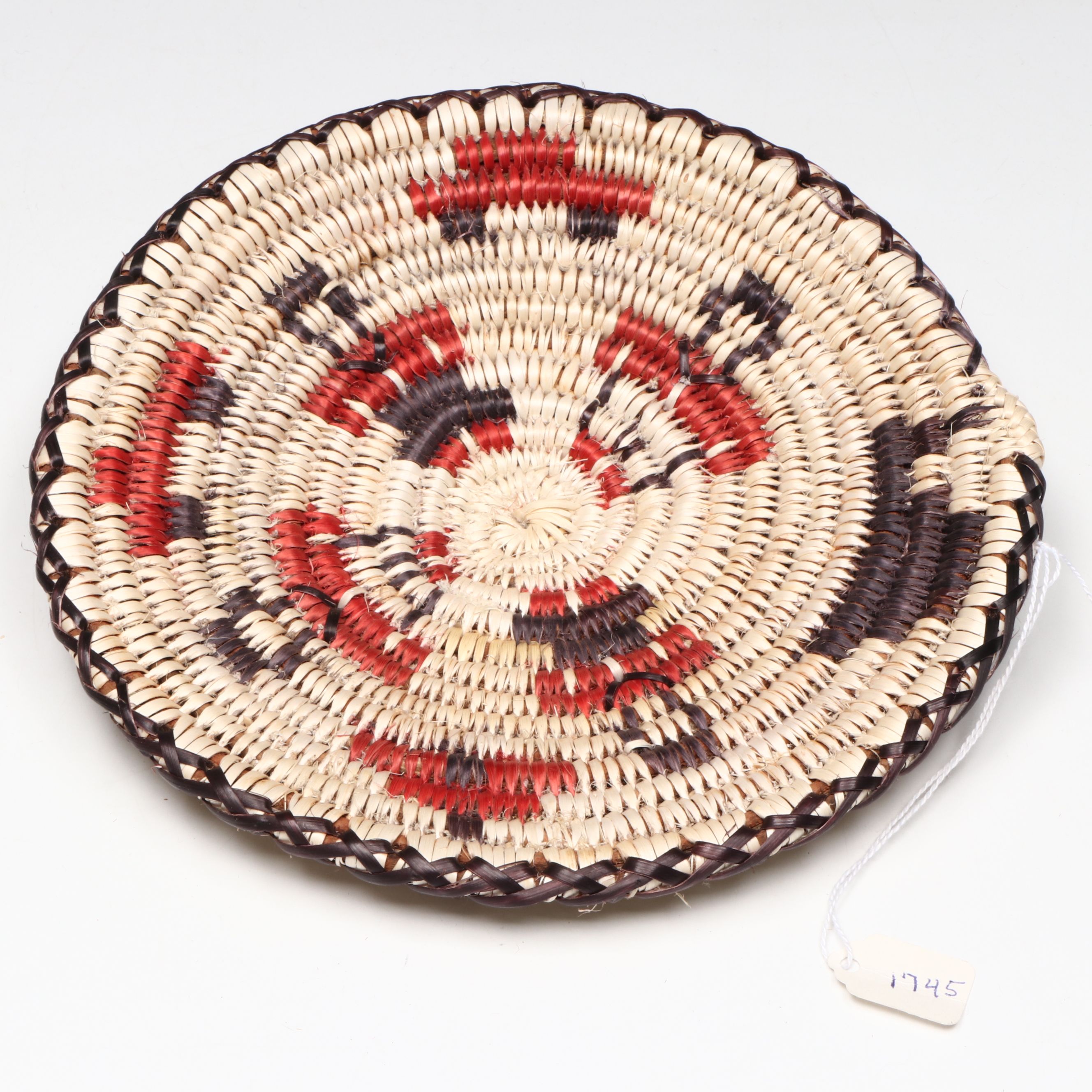 Diné (Navajo) Handwoven Figural Sumac Baskets