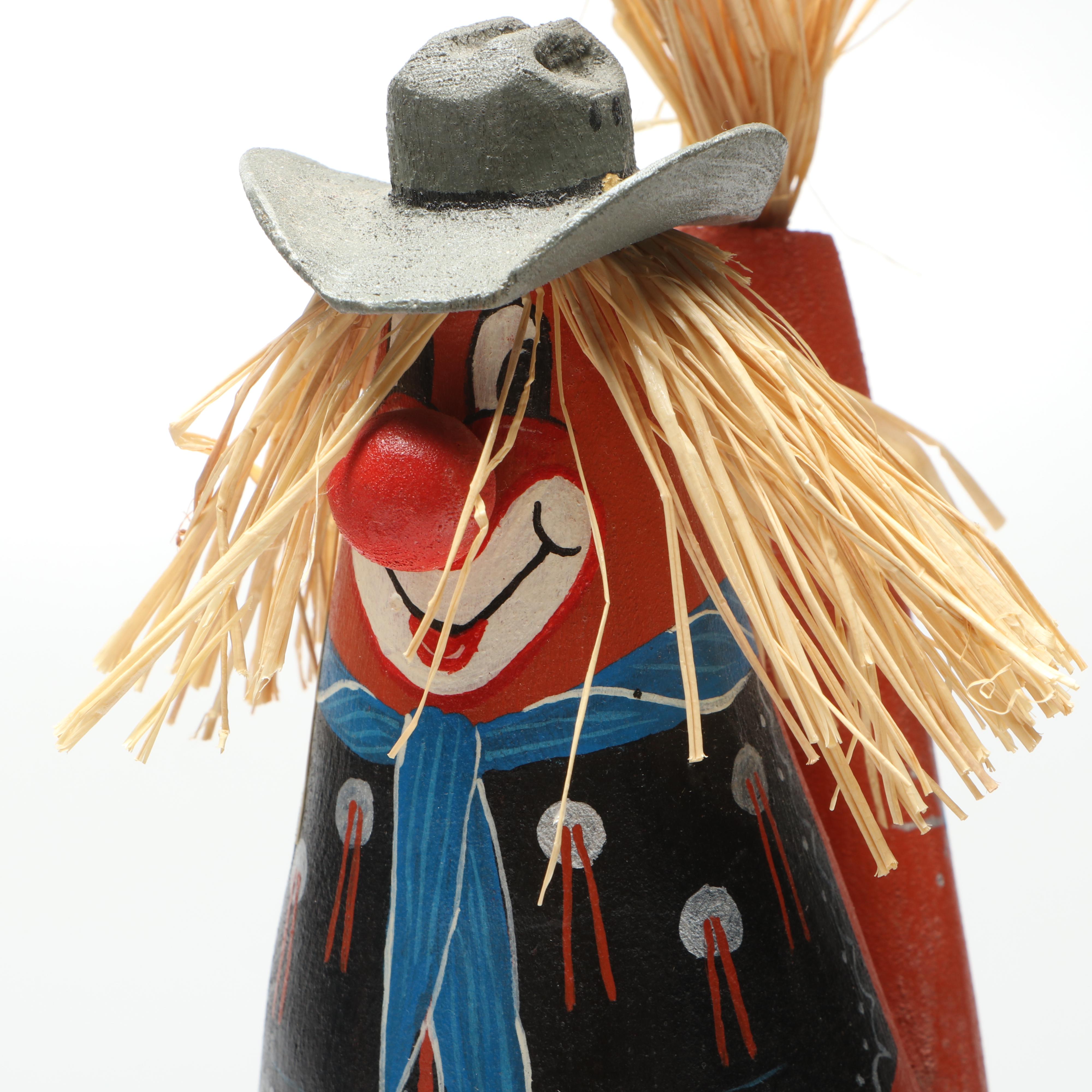 Marvin Jim Navajo with Other Handcrafted Folk Art Chicken