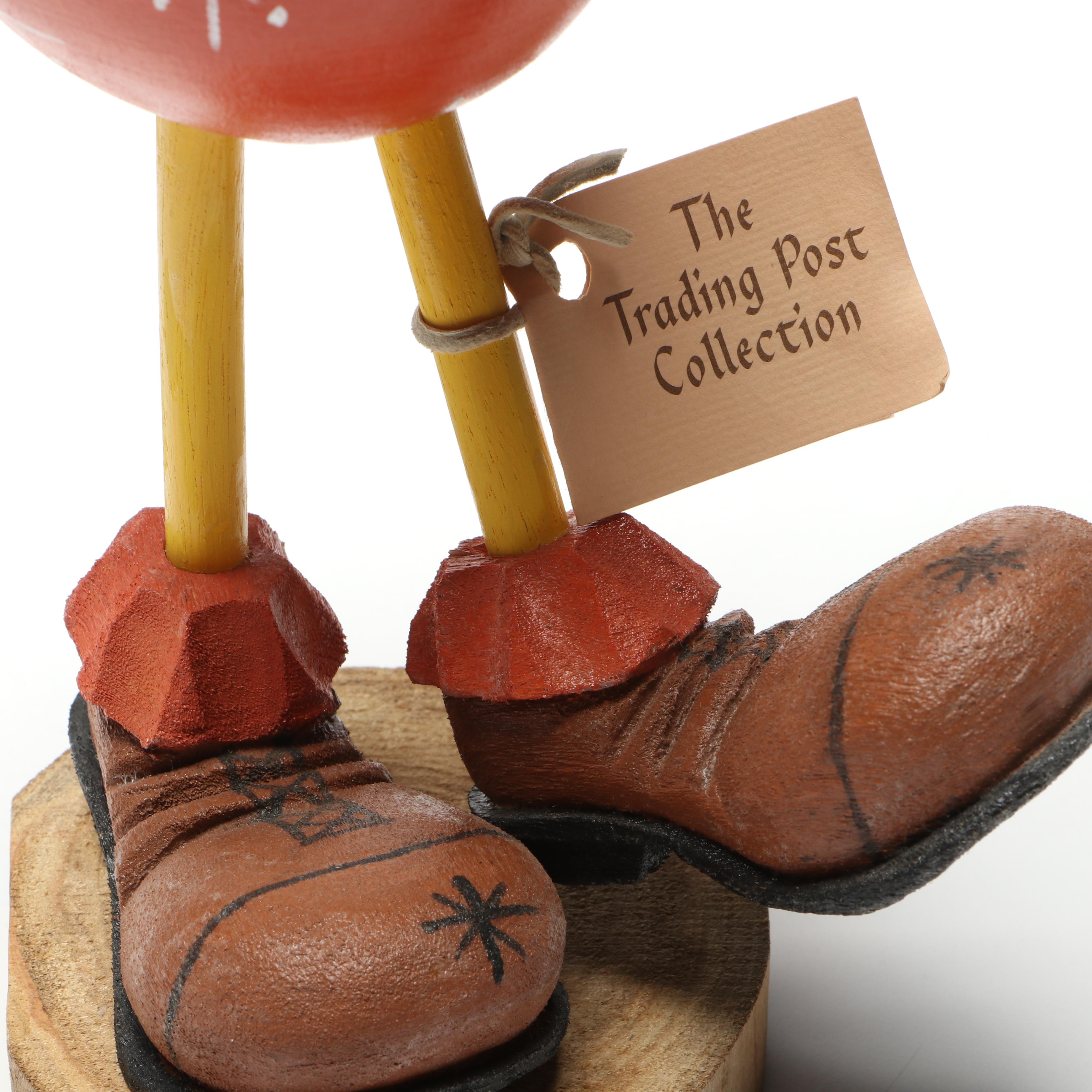 Marvin Jim Navajo with Other Handcrafted Folk Art Chicken