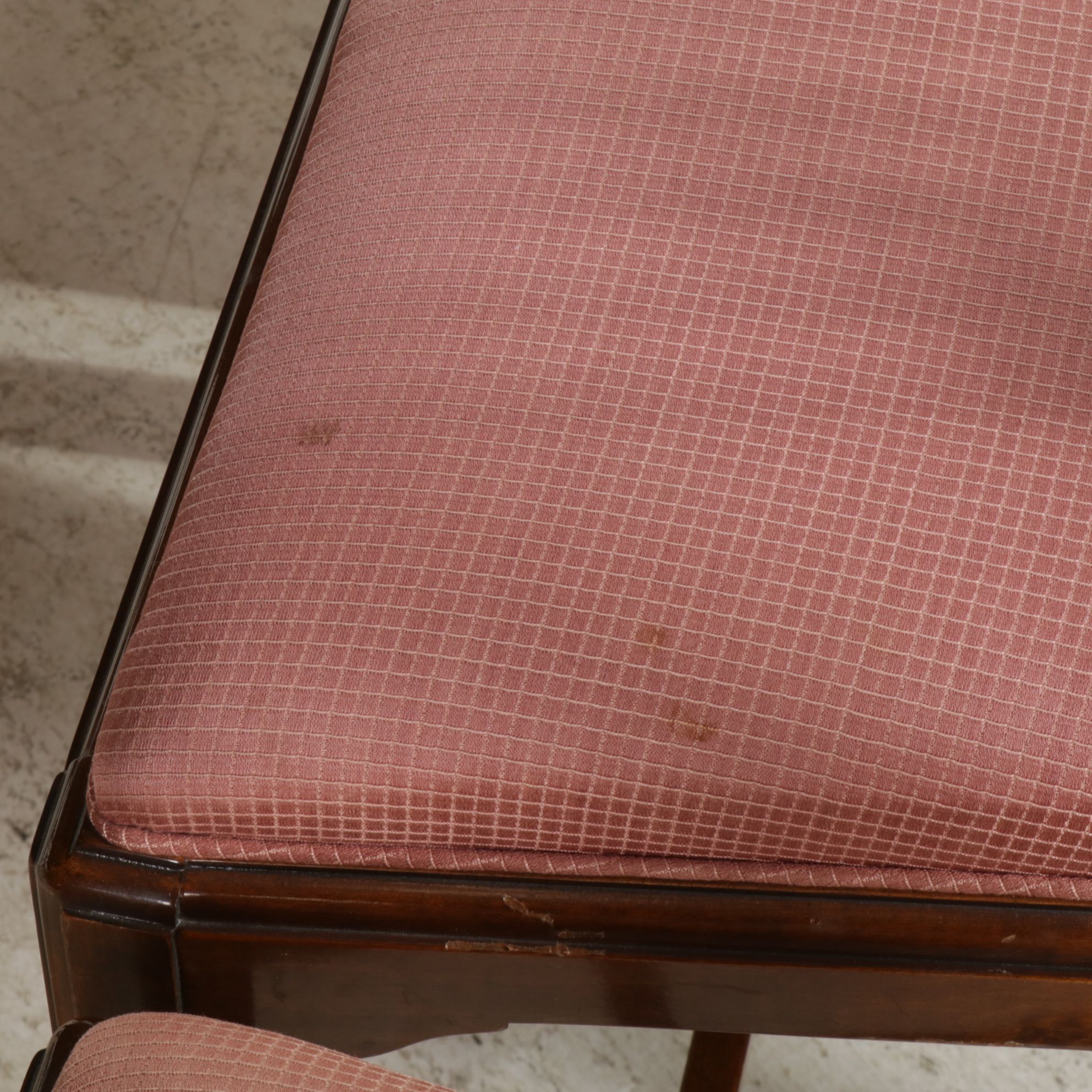 Mahogany Dining Table with Eight Chairs