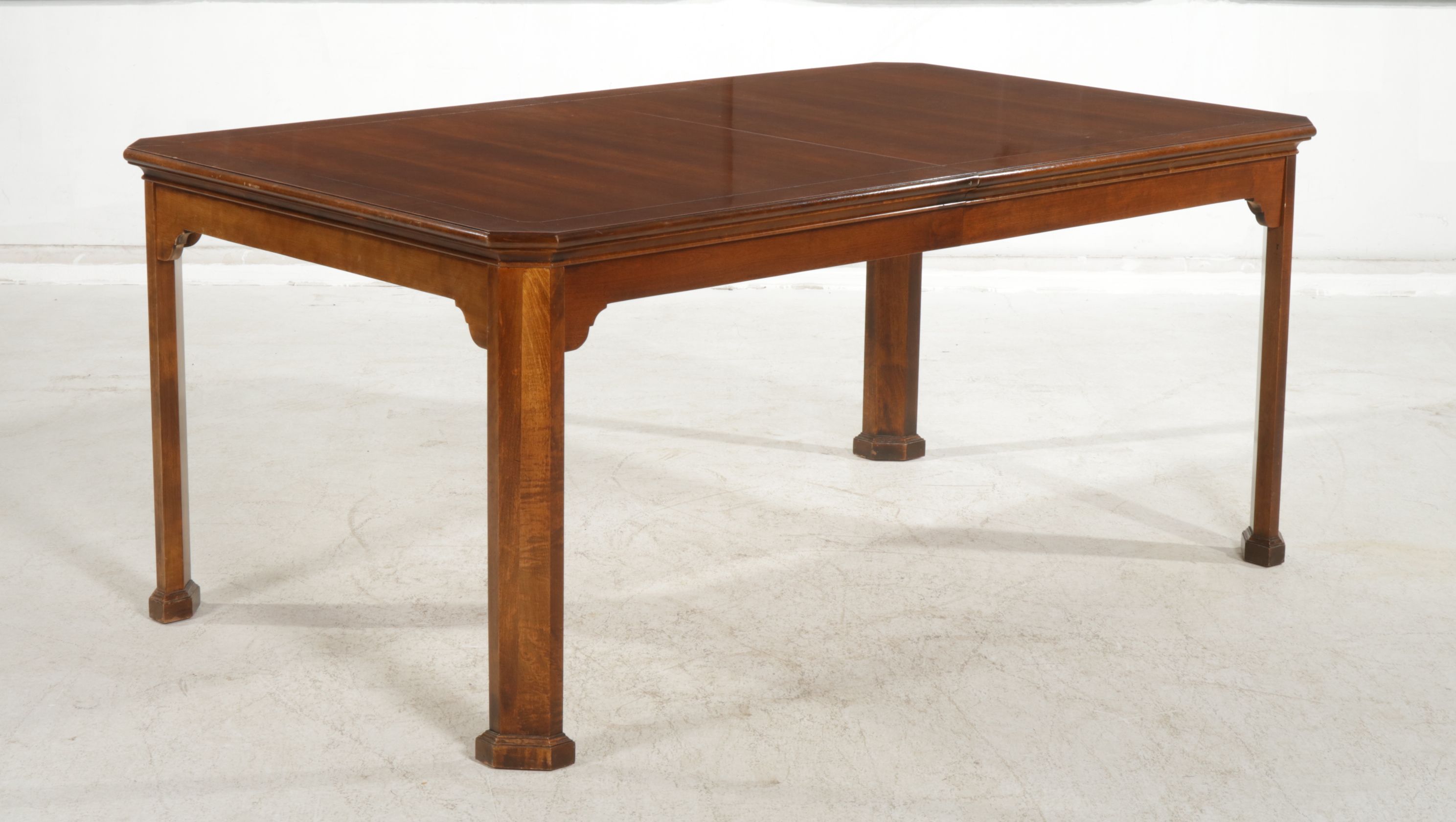 Mahogany Dining Table with Eight Chairs