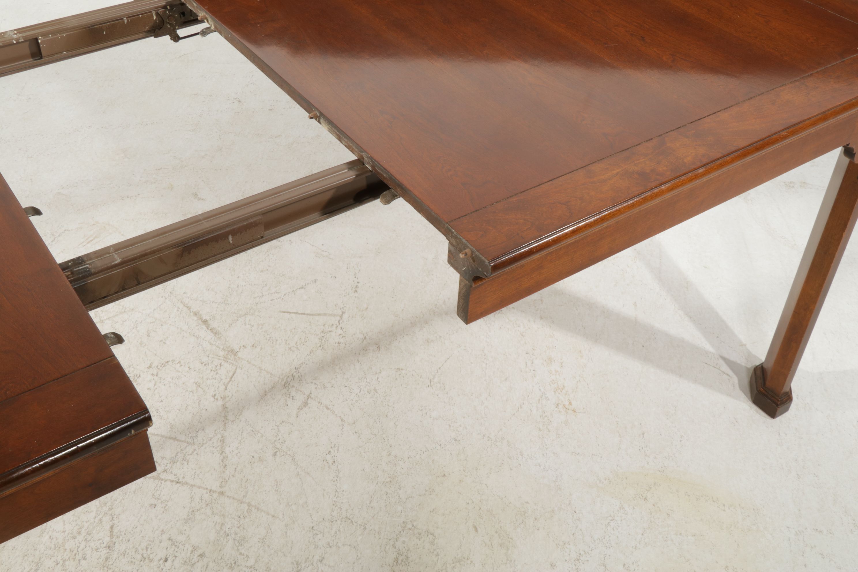 Mahogany Dining Table with Eight Chairs