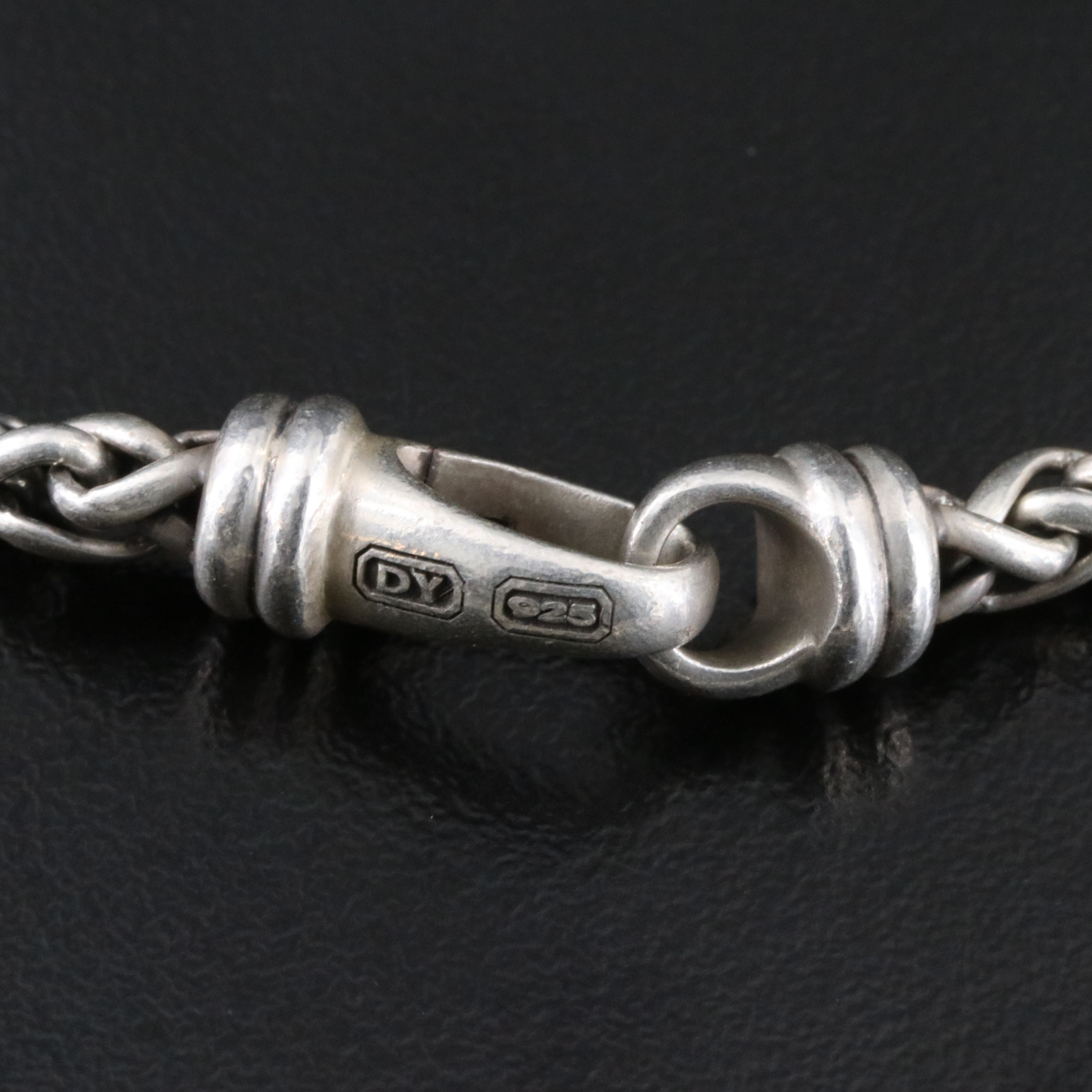 David Yurman Sterling Citrine and Tourmaline Enhancer Necklace with 14K Accents