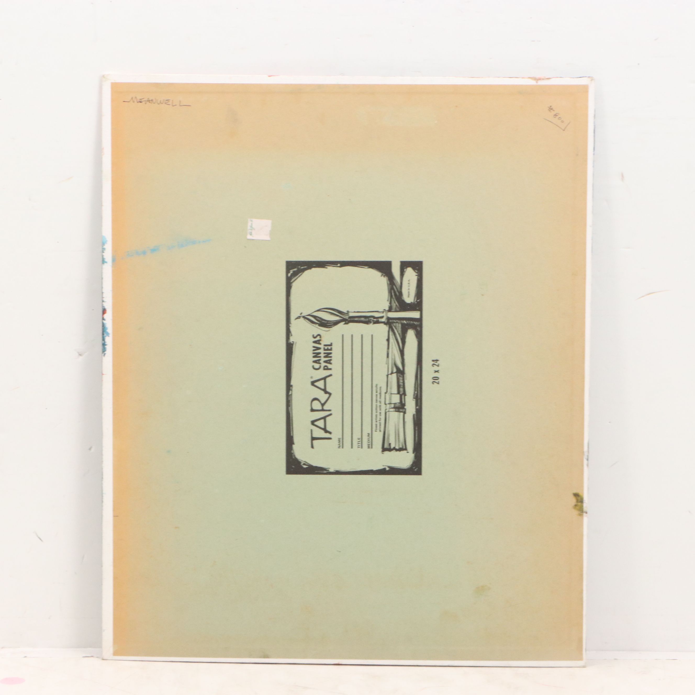 Jack Meanwell Oil Painting on Canvas Board, Late 20th Century