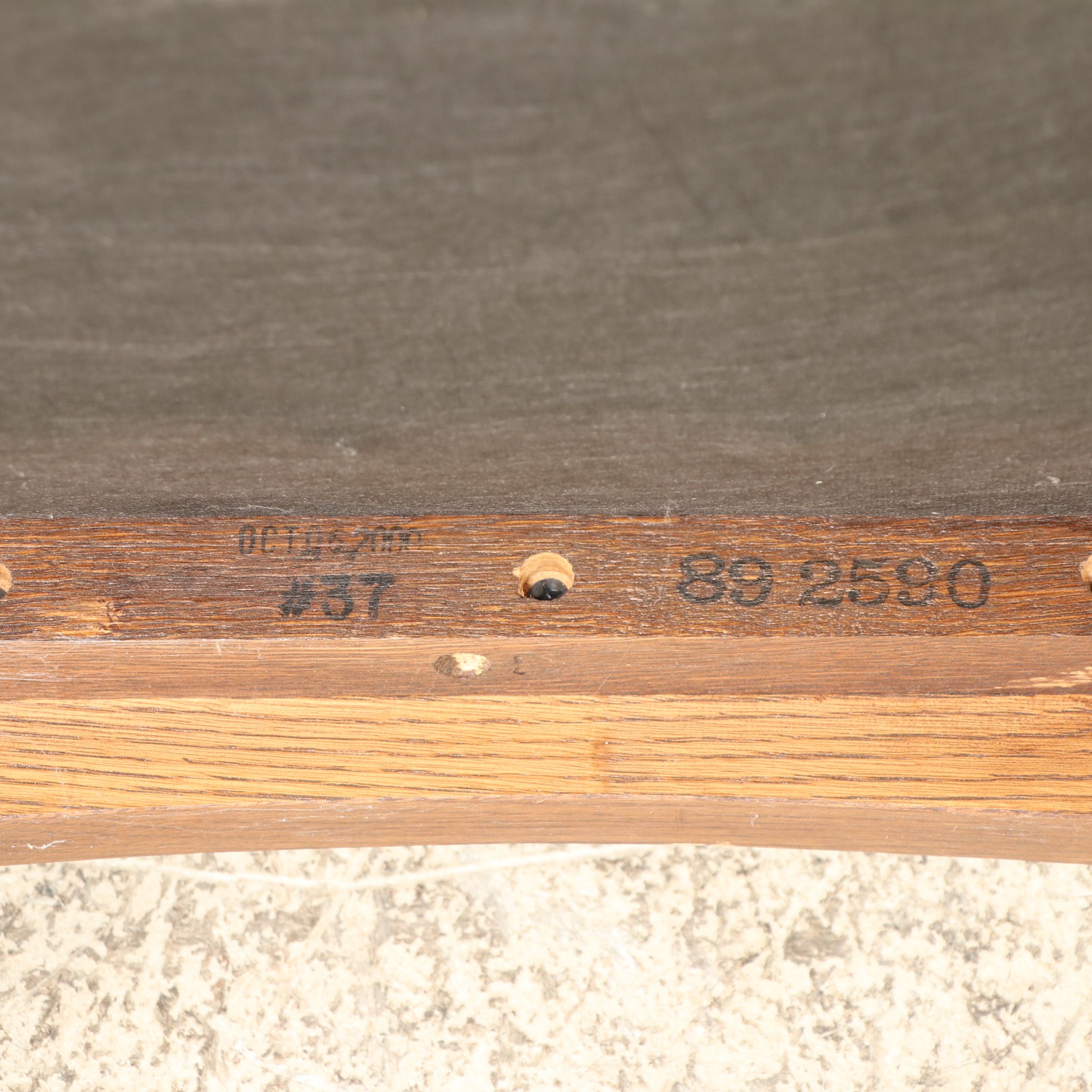 Craftsman Style Walnut and Leather Armchair