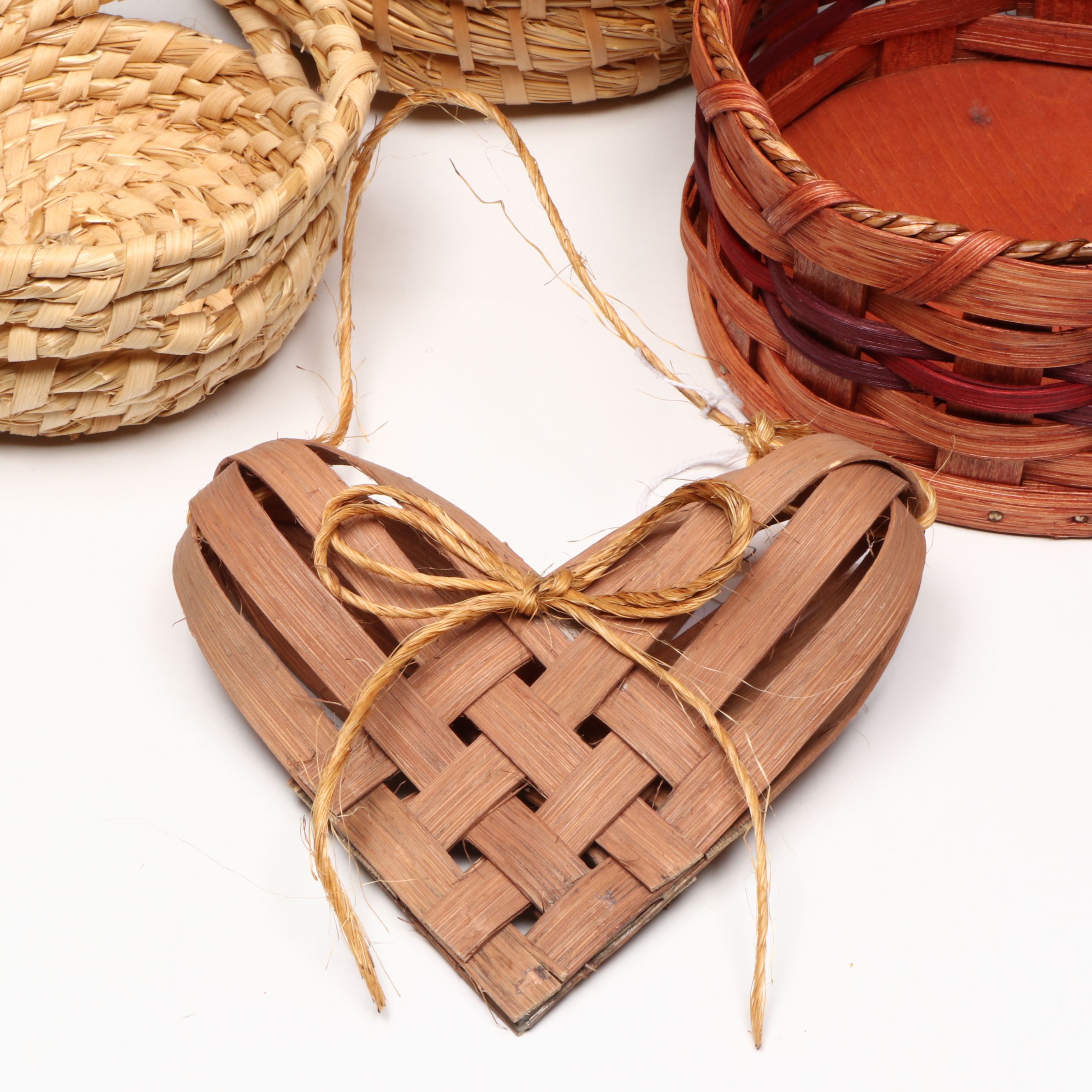 Nancy Coleman and Other Pennsylvania Dutch Rye Baskets with Amish Basketry