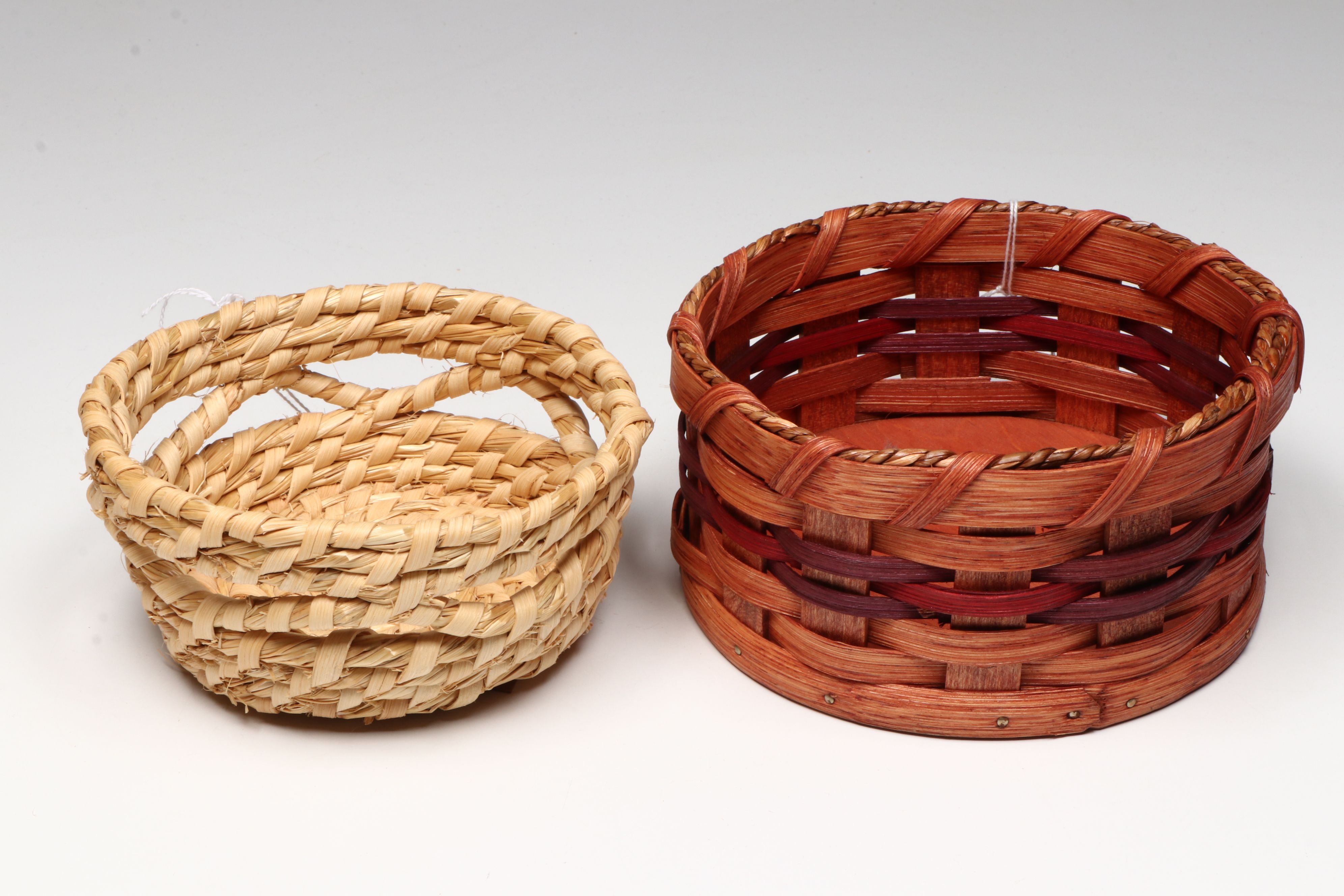Nancy Coleman and Other Pennsylvania Dutch Rye Baskets with Amish Basketry
