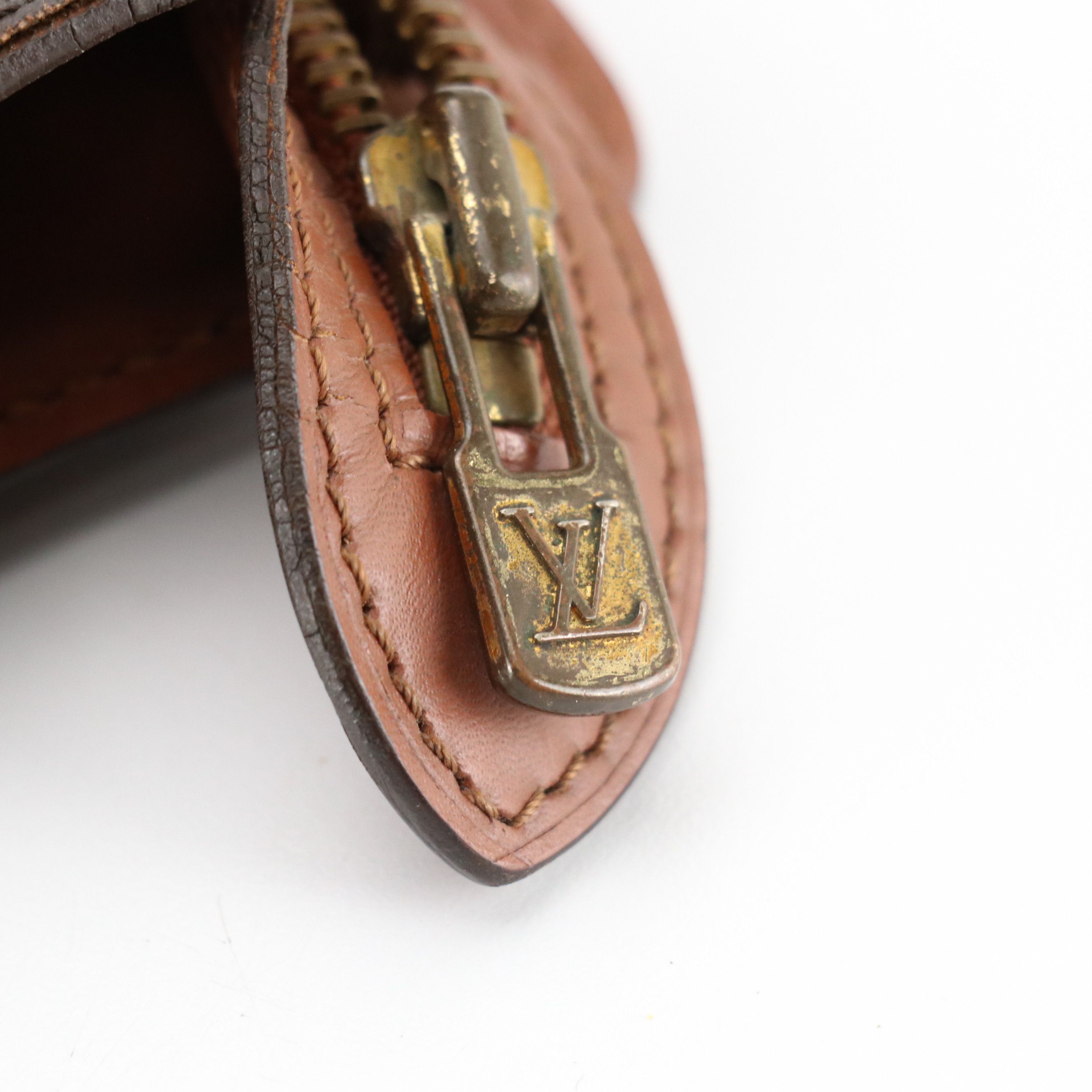 Louis Vuitton Pochette Homme Zip Clutch in Monogram Canvas and Leather