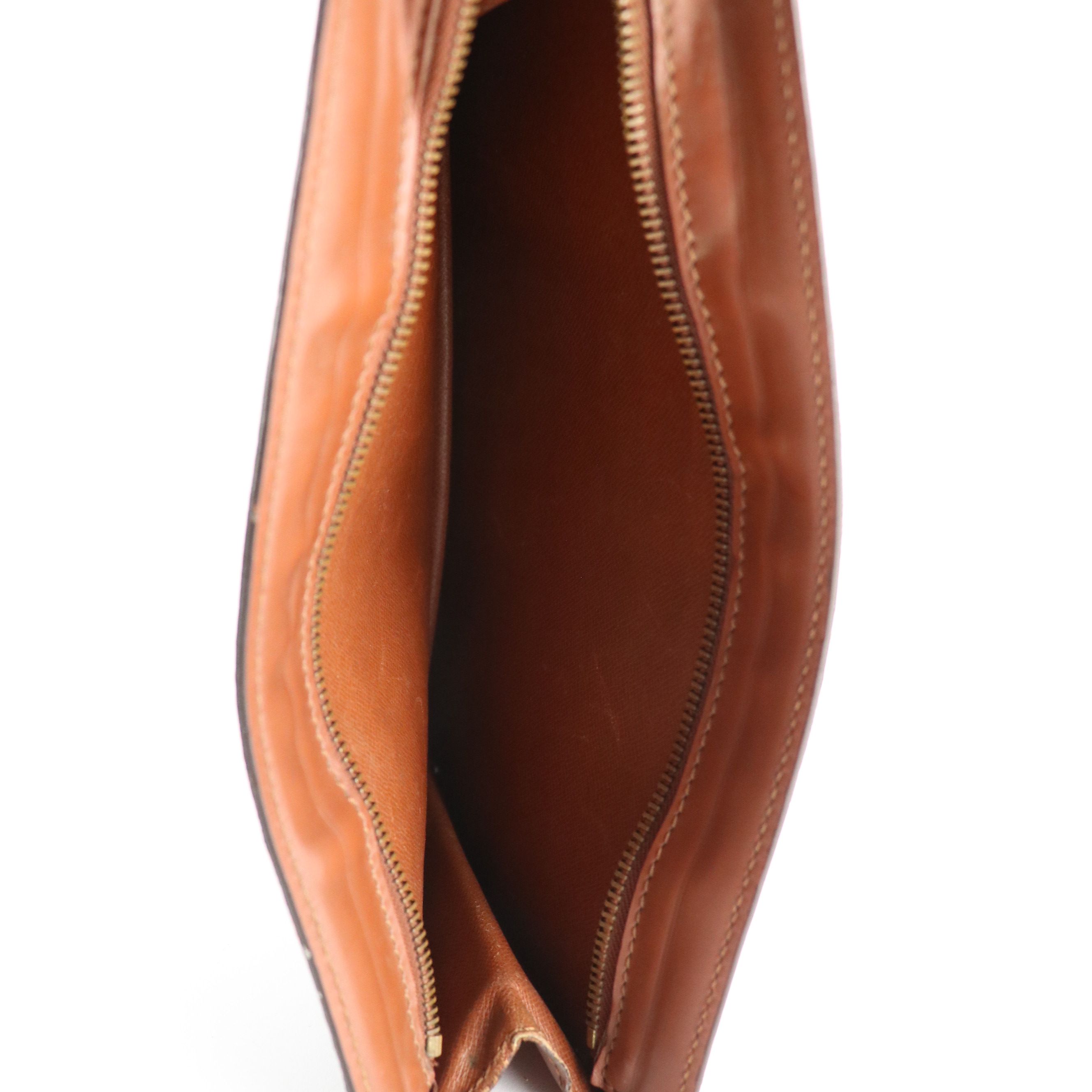 Louis Vuitton Pochette Homme Zip Clutch in Monogram Canvas and Leather