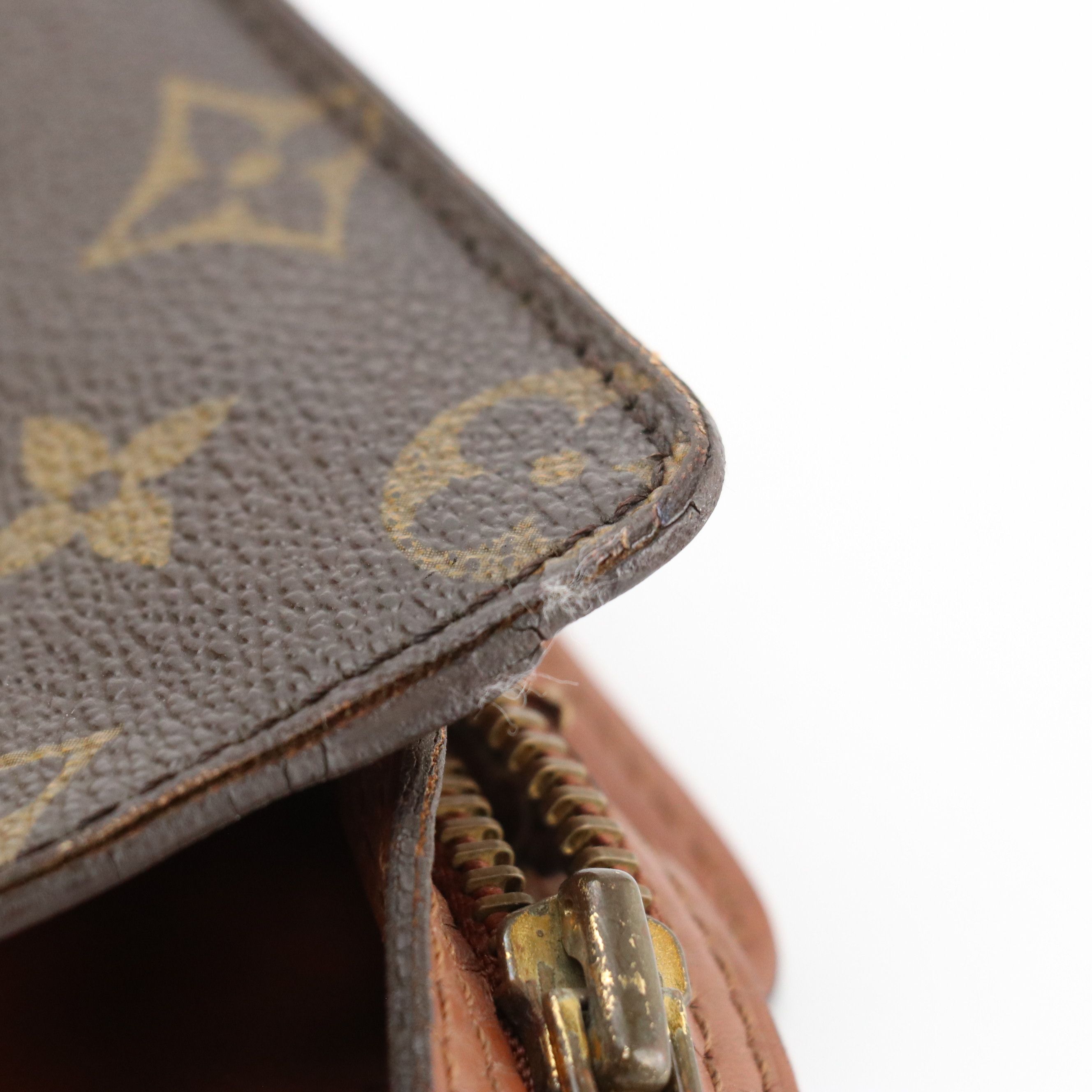 Louis Vuitton Pochette Homme Zip Clutch in Monogram Canvas and Leather