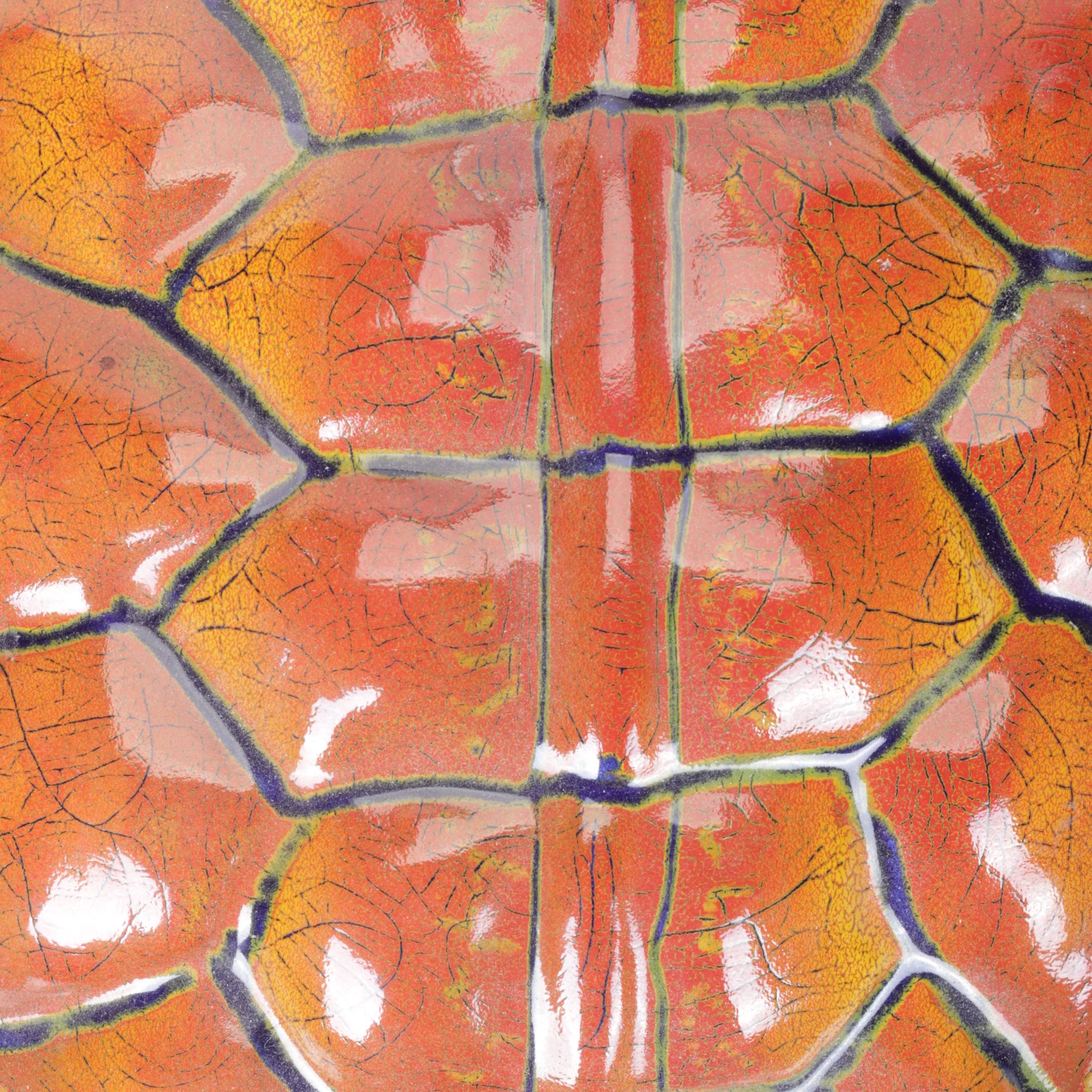 Enamel Metal Turtle Sculpture