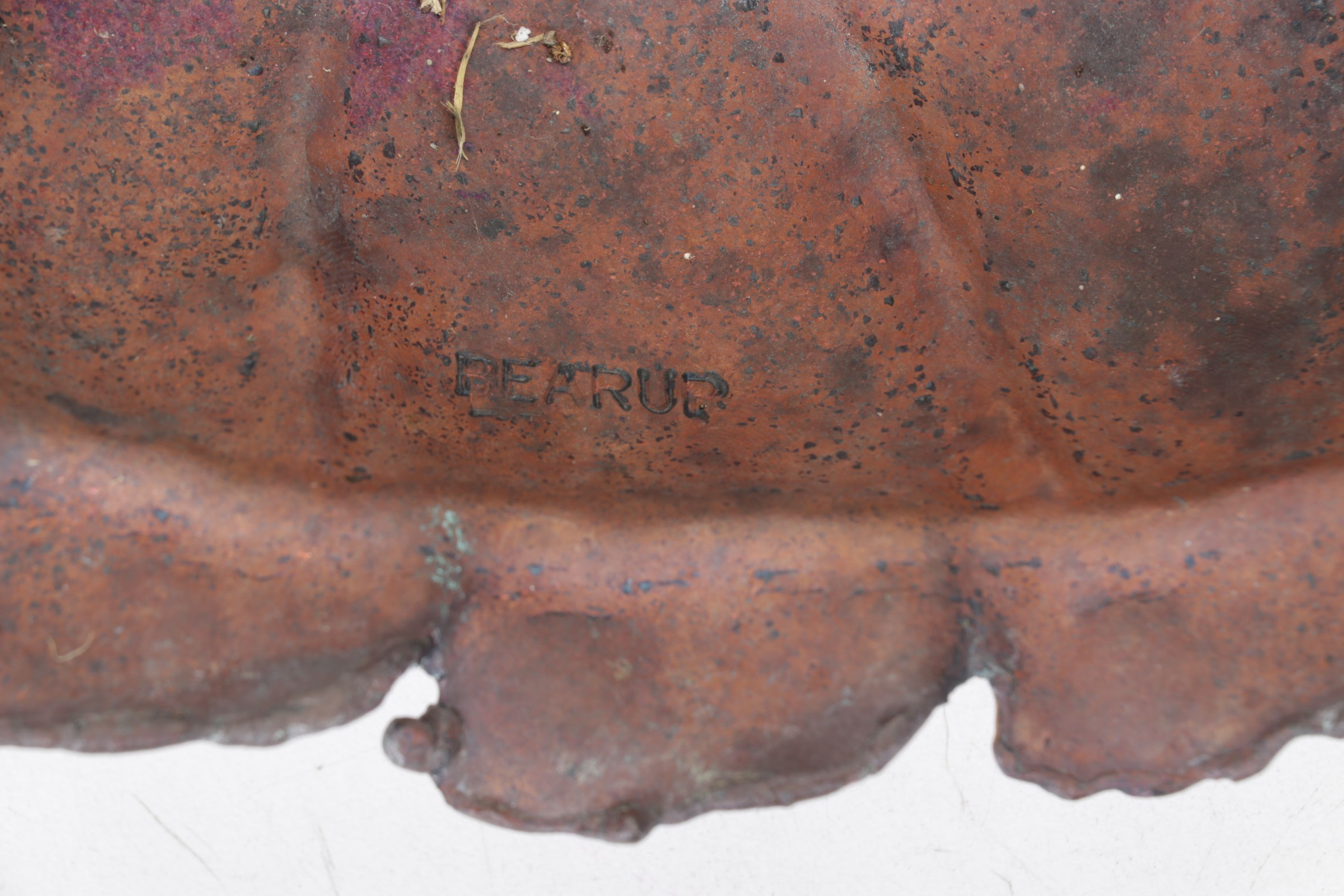 Enamel Metal Turtle Sculpture