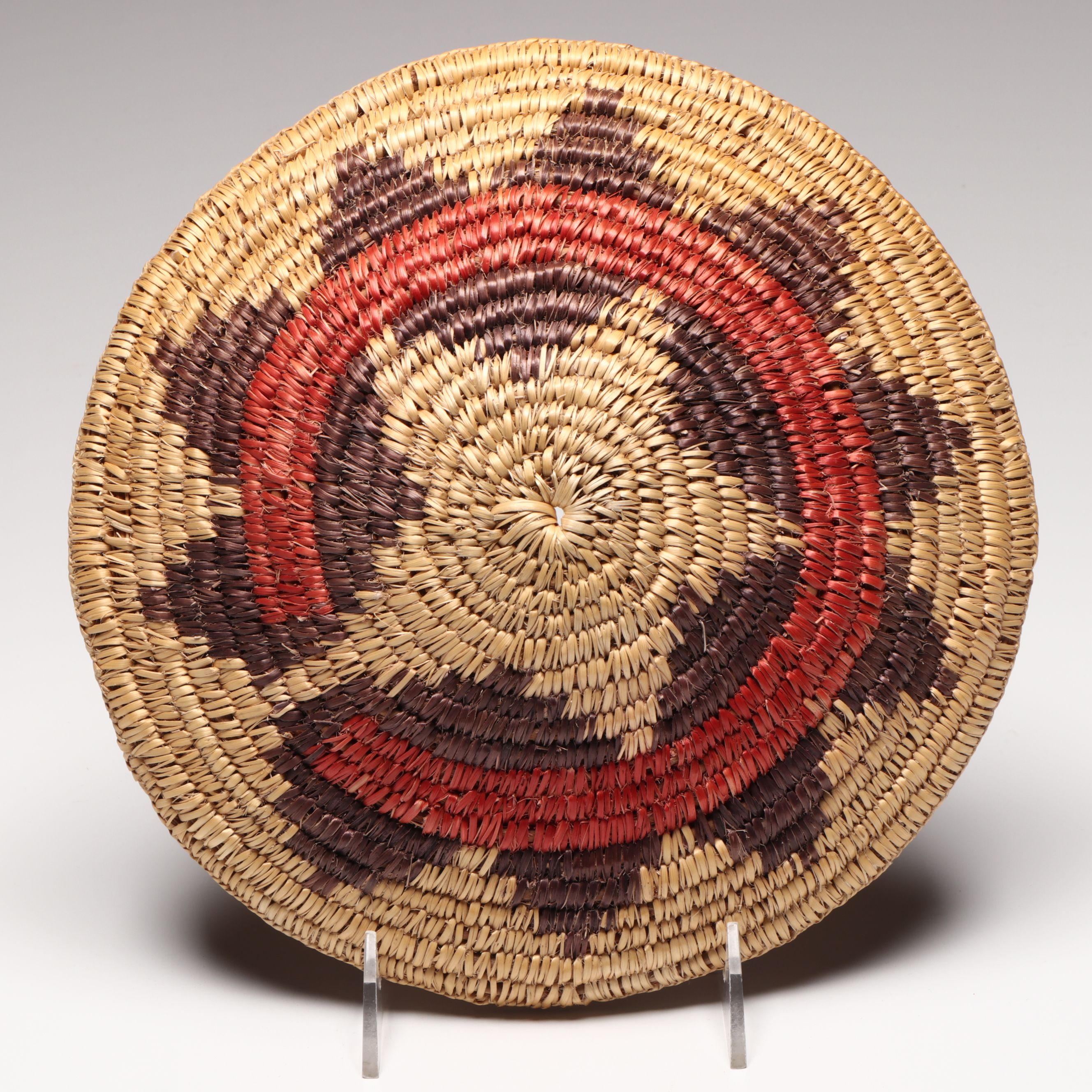 Diné (Navajo) Woven Sumac Wedding Basket