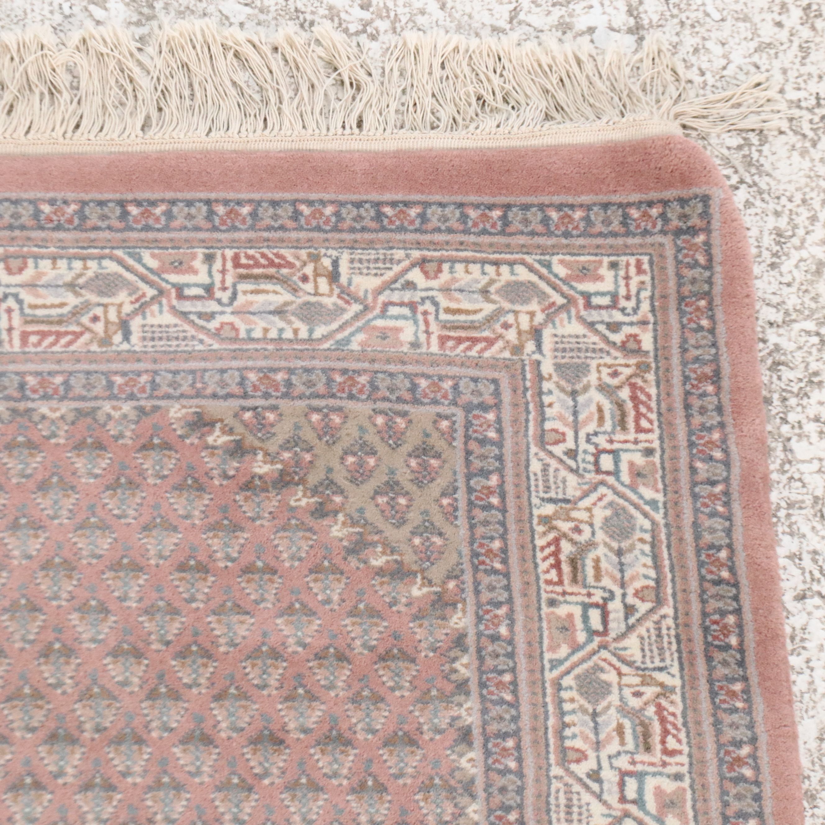 4' x 6'7 Hand-Knotted Indo-Persian Seraband Pande Cameron of New York Area Rug