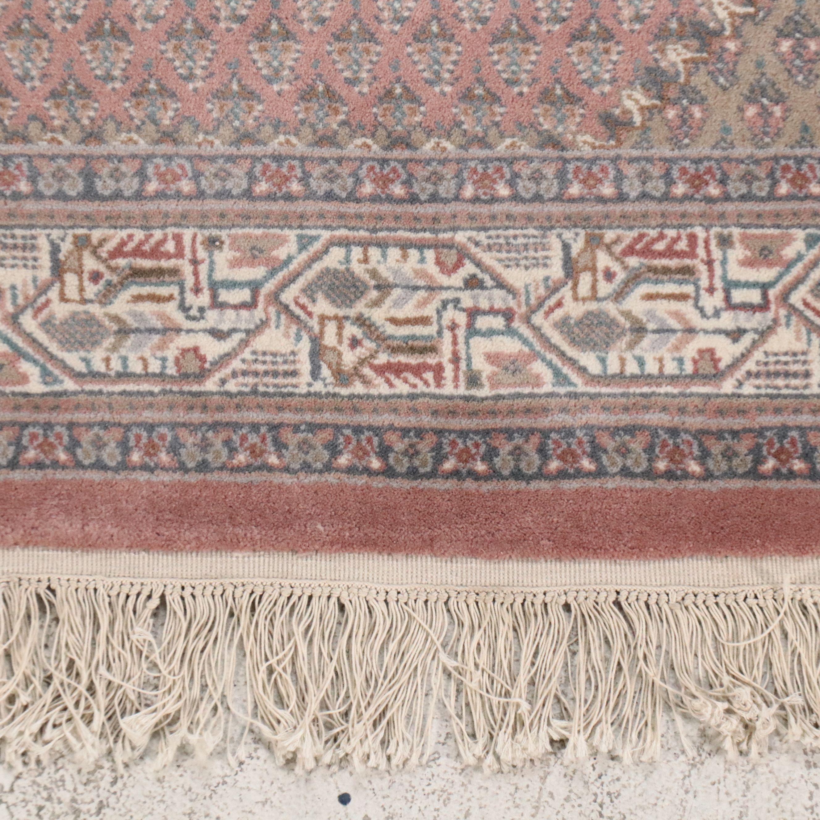 4' x 6'7 Hand-Knotted Indo-Persian Seraband Pande Cameron of New York Area Rug