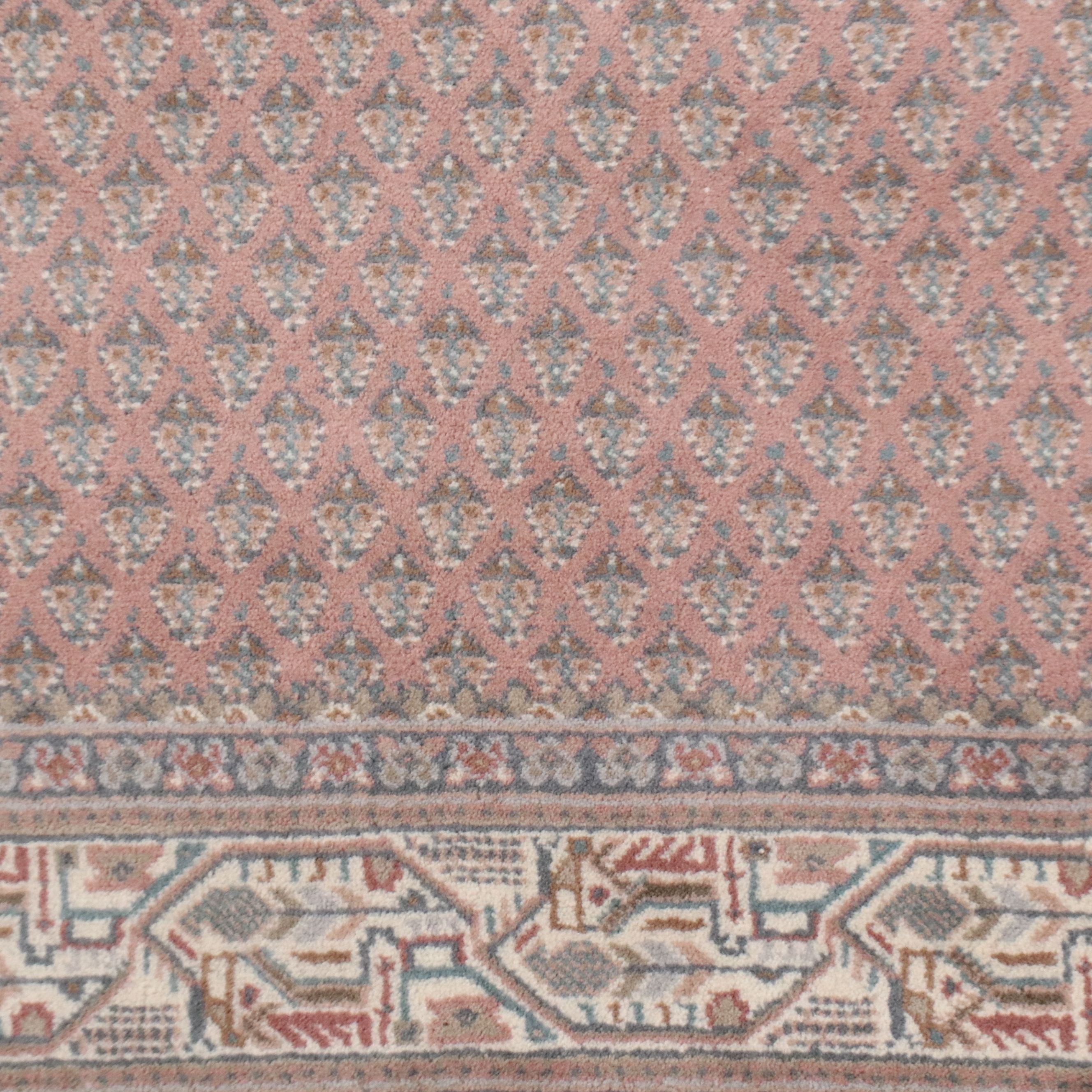 4' x 6'7 Hand-Knotted Indo-Persian Seraband Pande Cameron of New York Area Rug