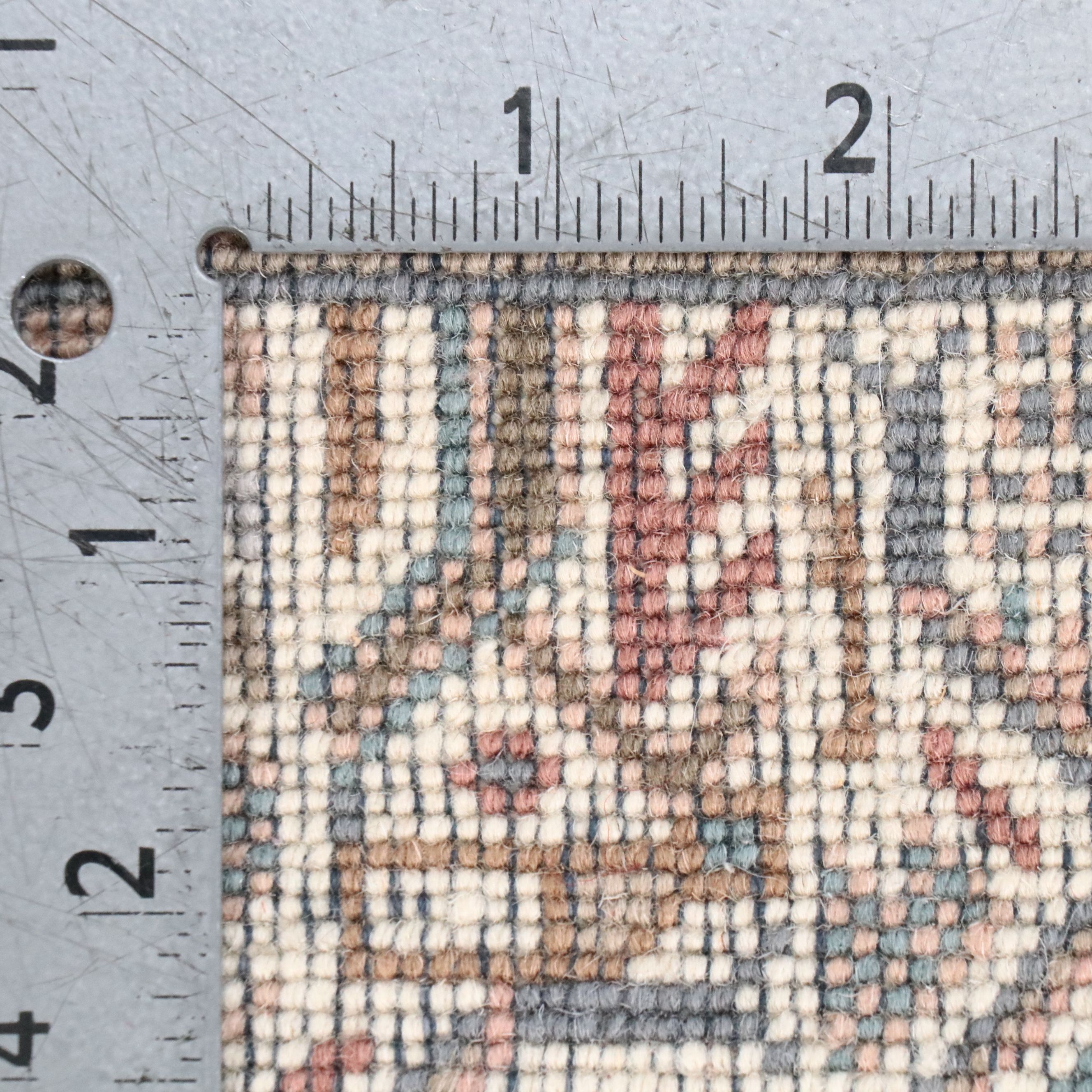 4' x 6'7 Hand-Knotted Indo-Persian Seraband Pande Cameron of New York Area Rug