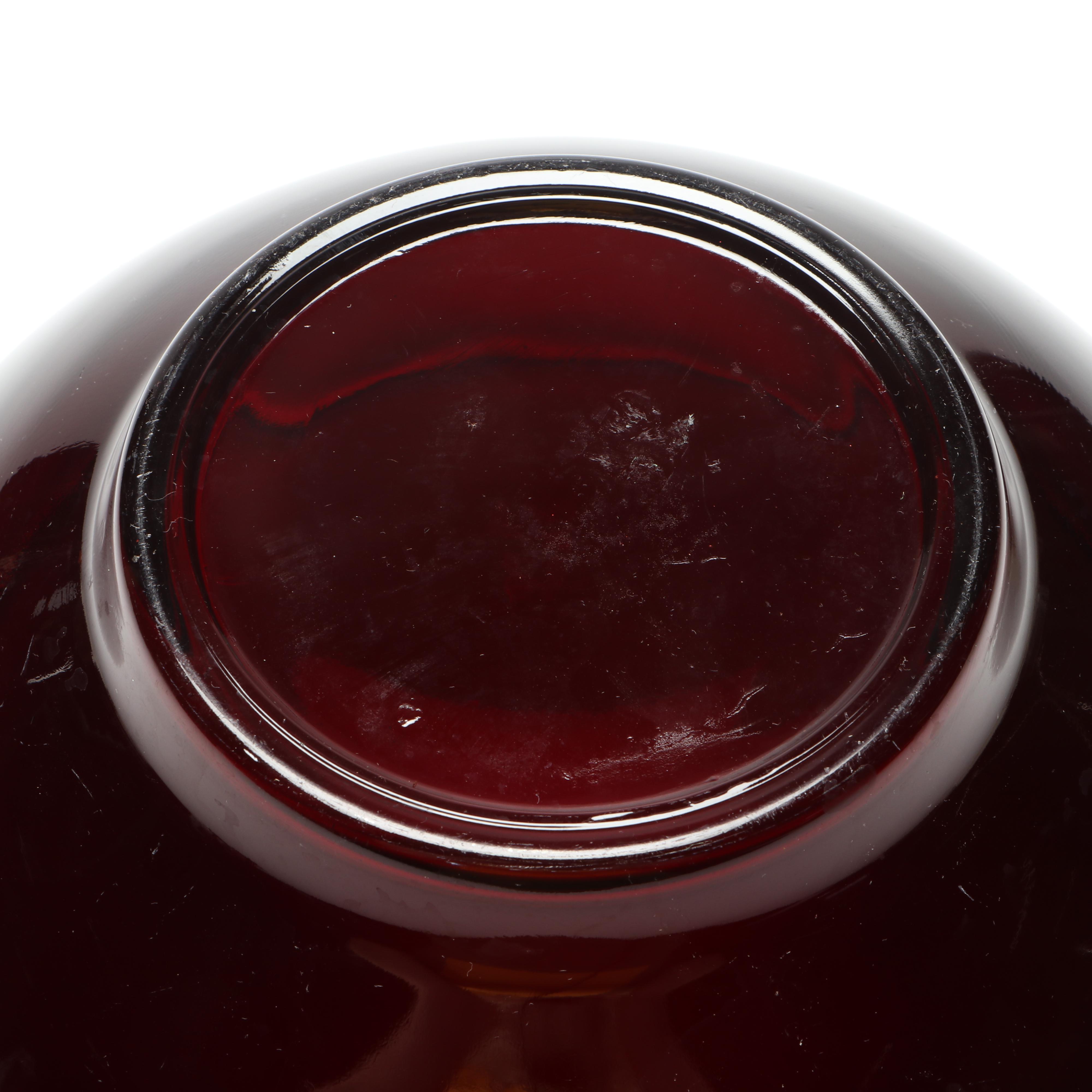 Paden City "Glades" Ruby Glass Ewer, Anchor Hocking & More Tablewares