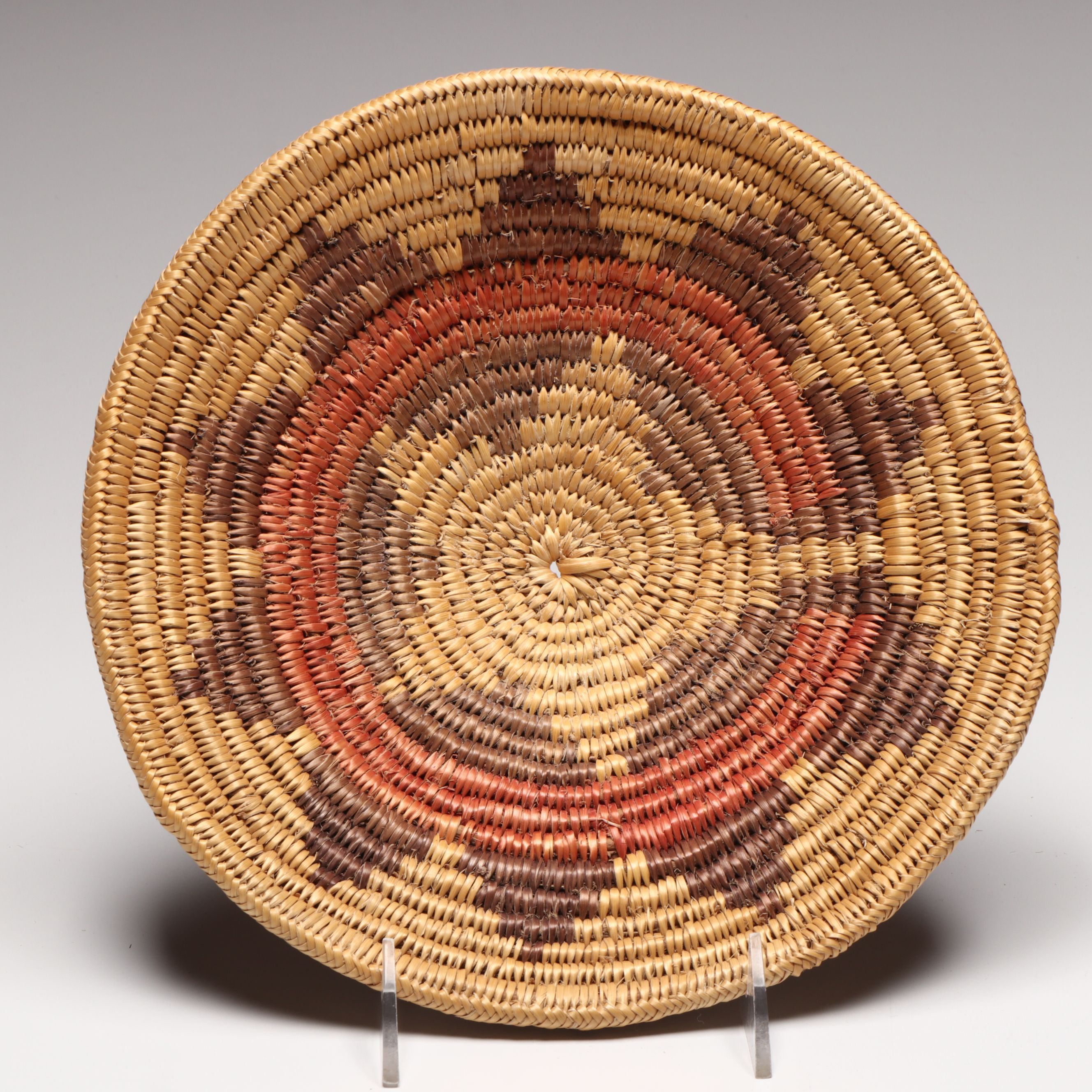 Diné (Navajo) Woven Sumac Wedding Basket