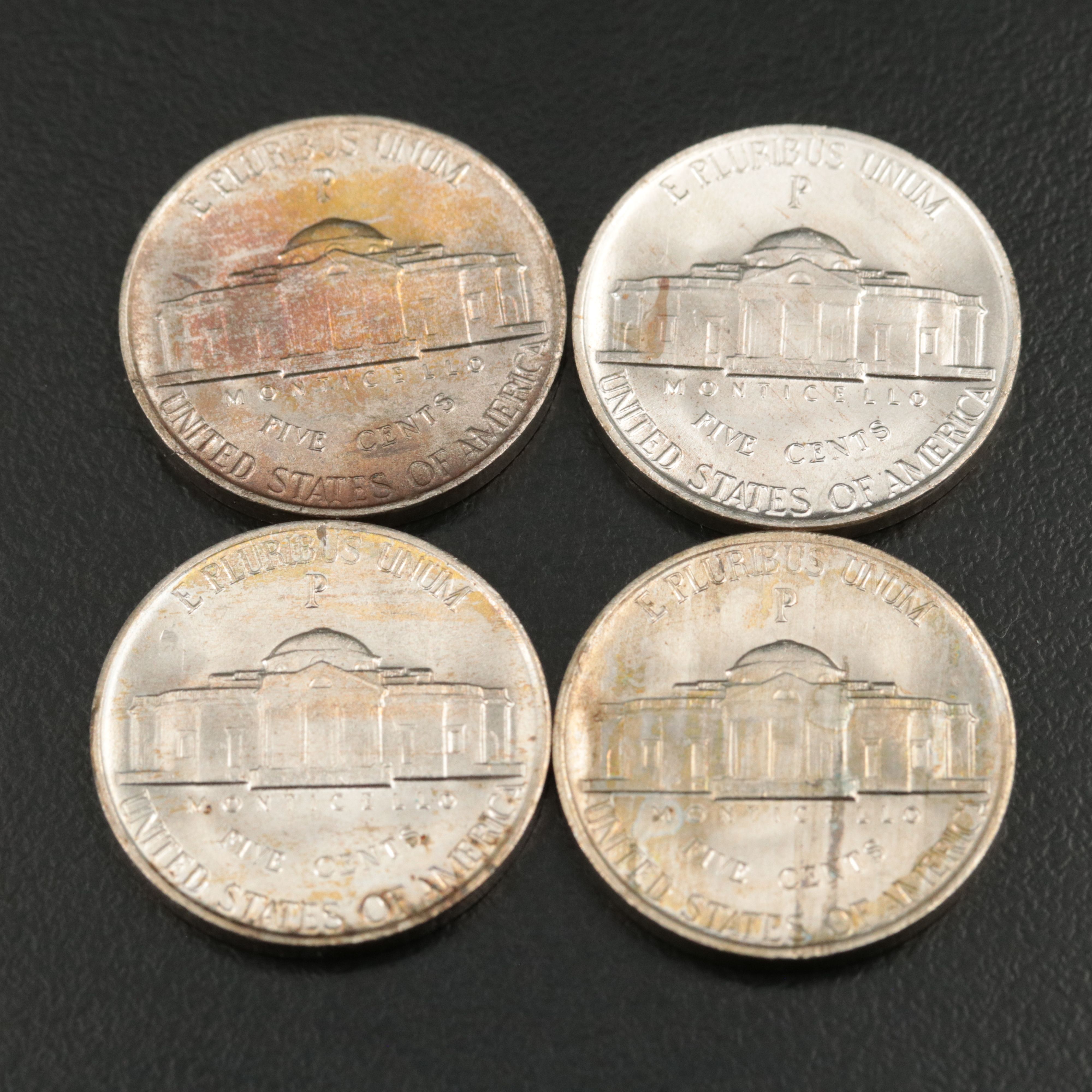 Thirty-Nine Uncirculated 1942-P Silver War Nickels