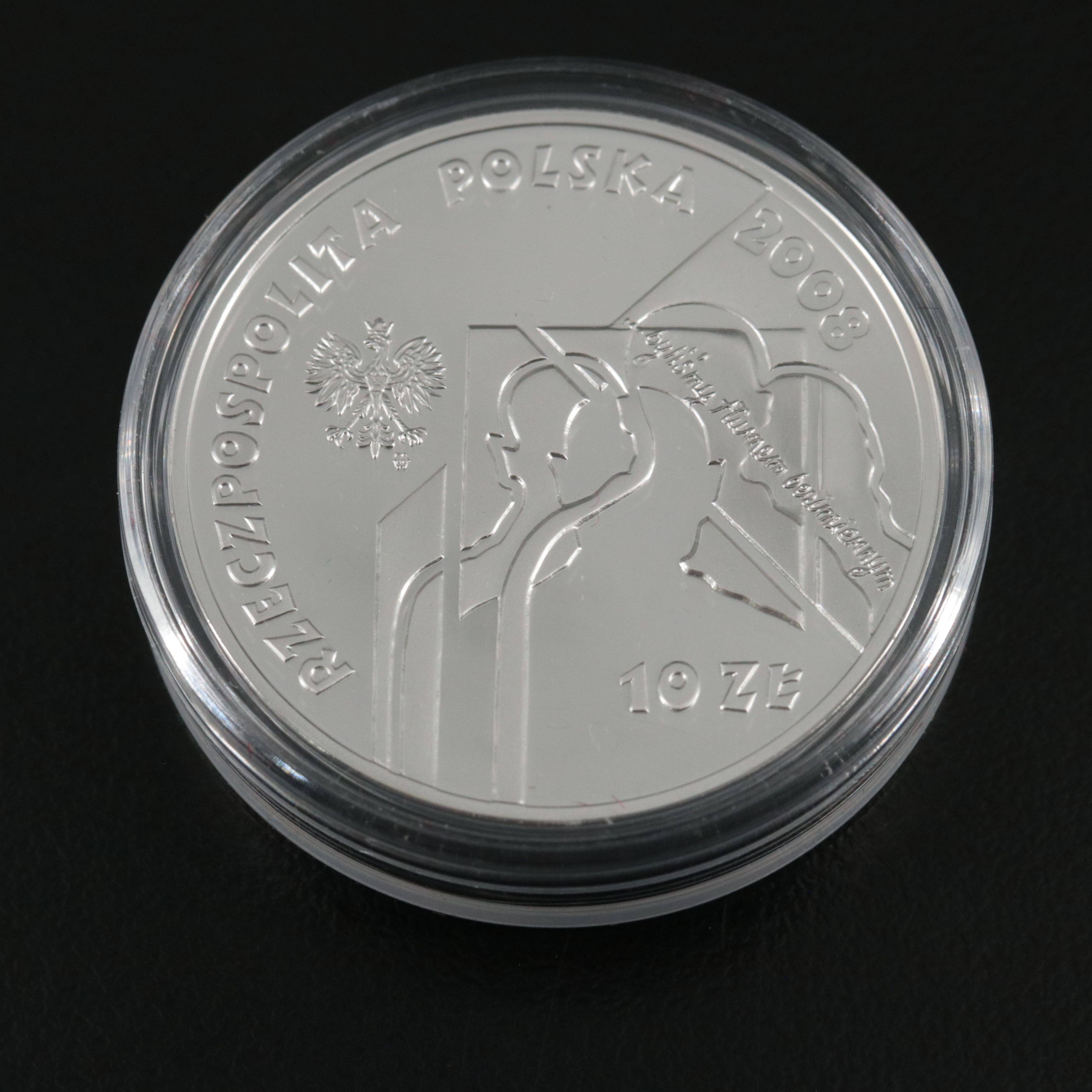 Five Different Poland Modern Commemorative Silver 10 Zt Coins