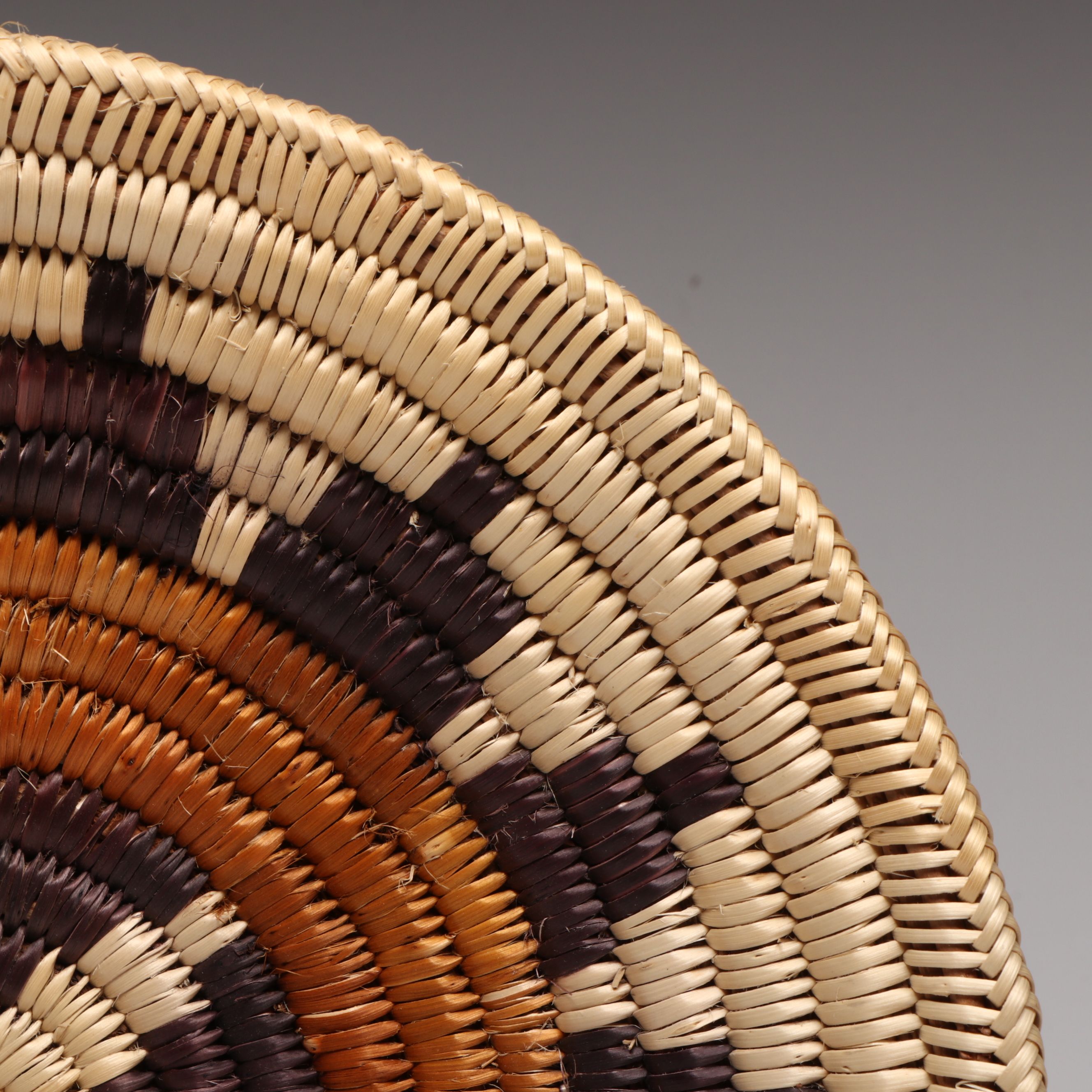 Louise Nimrod Diné (Navajo) Sumac Wedding Basket with Mountain Mahogany Dye