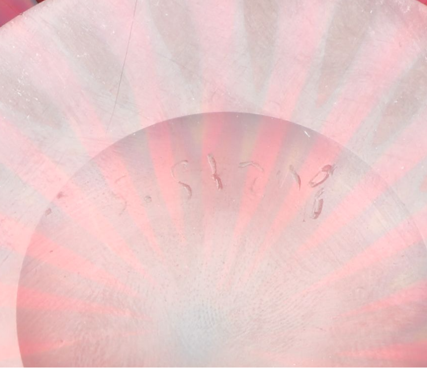 Sam Stang Handblown Art Glass Vase with Murrine Caning