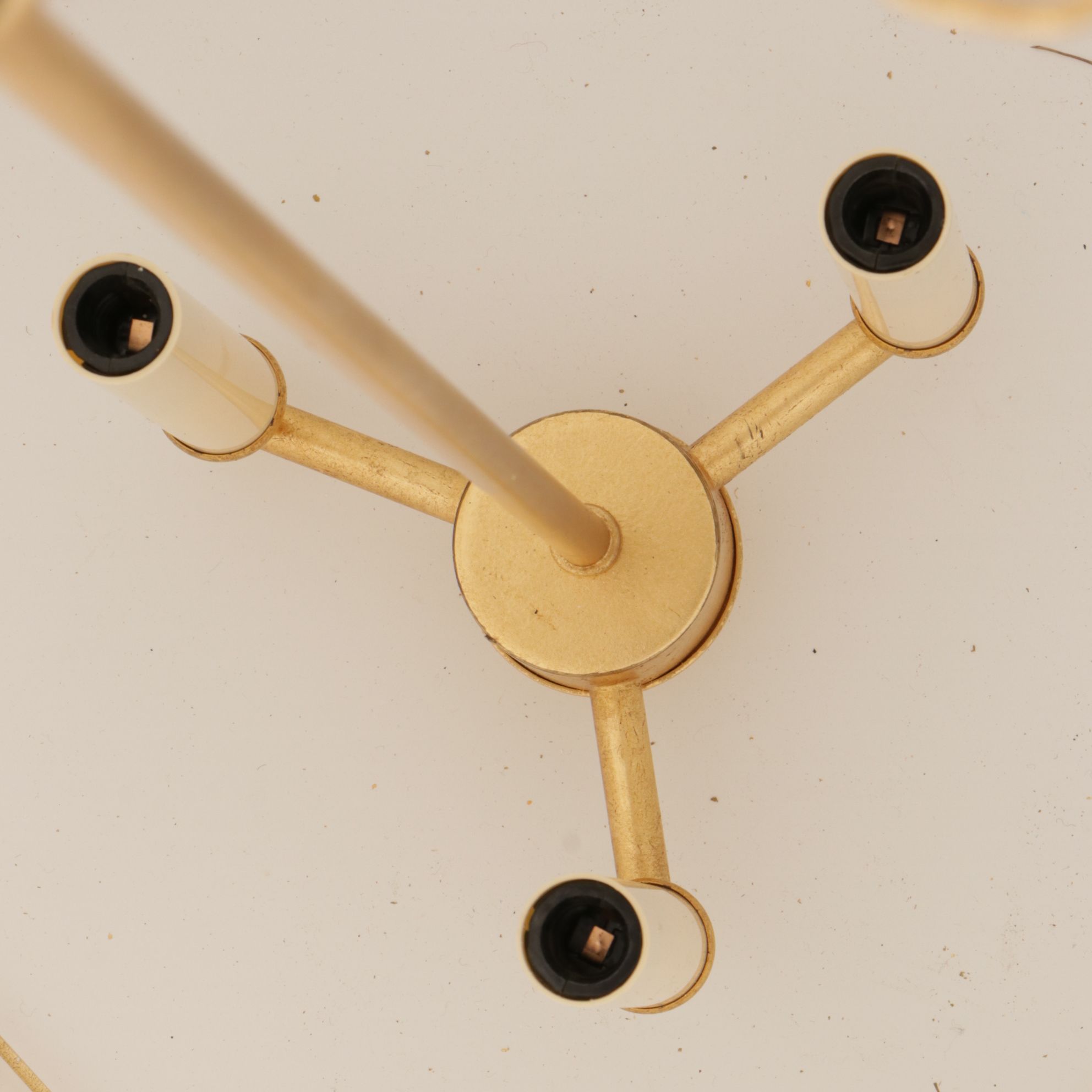 Visual Comfort Susan Kasler Morris Brass and Glass Cage Pendant Light