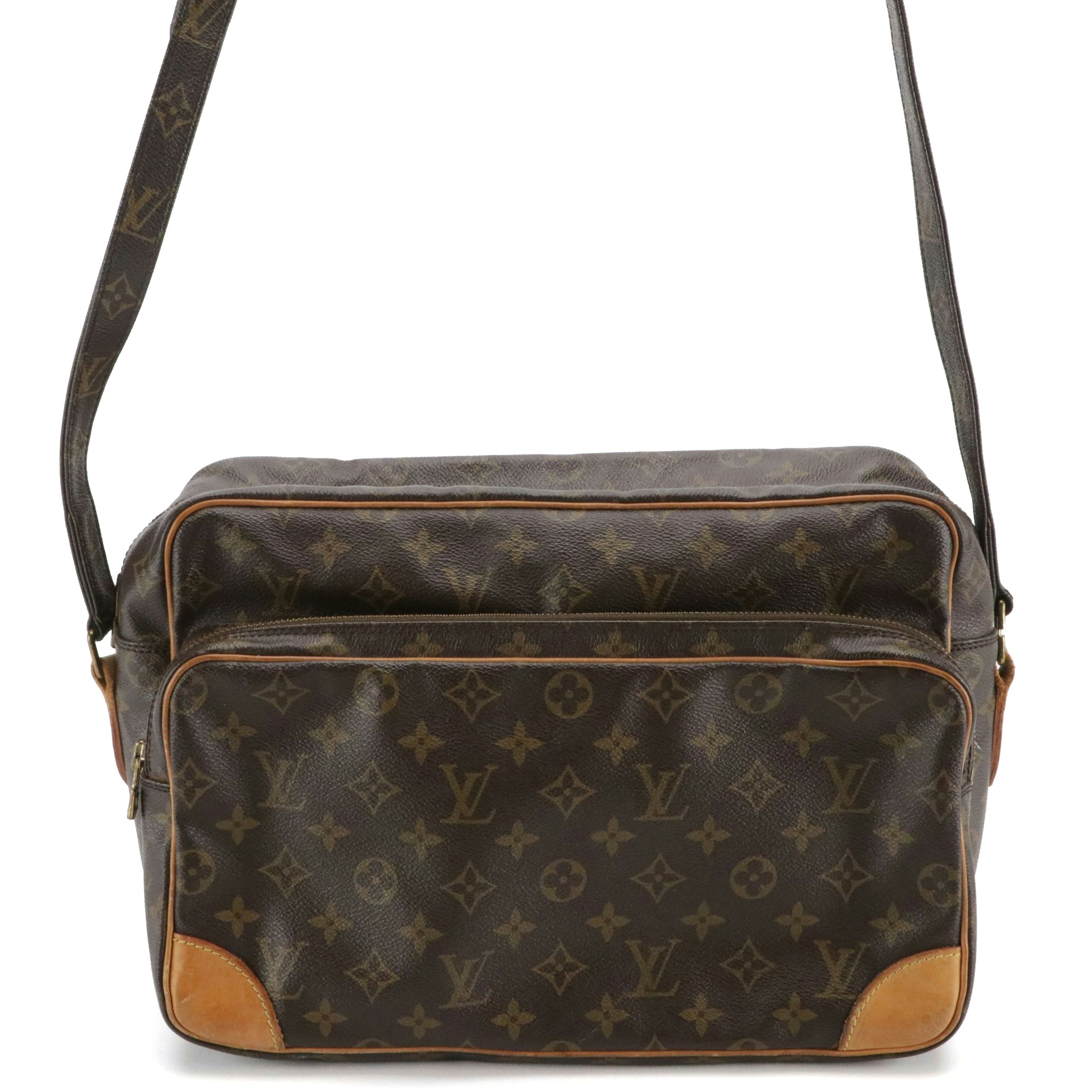 Louis Vuitton Nile Crossbody Bag in Monogram Canvas and Vachetta Leather