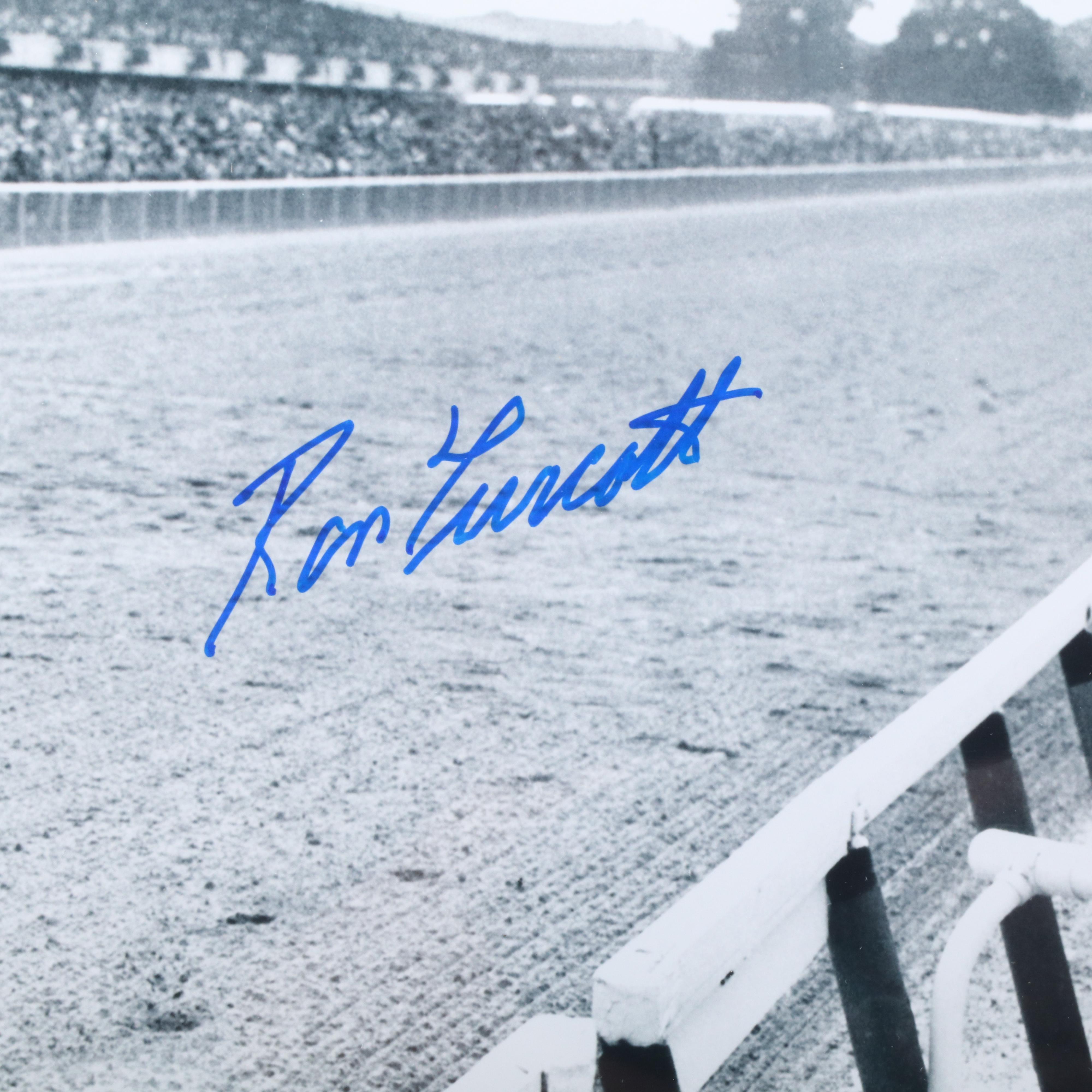 Ron Turcotte Signed Print Featuring Secretariat, JSA