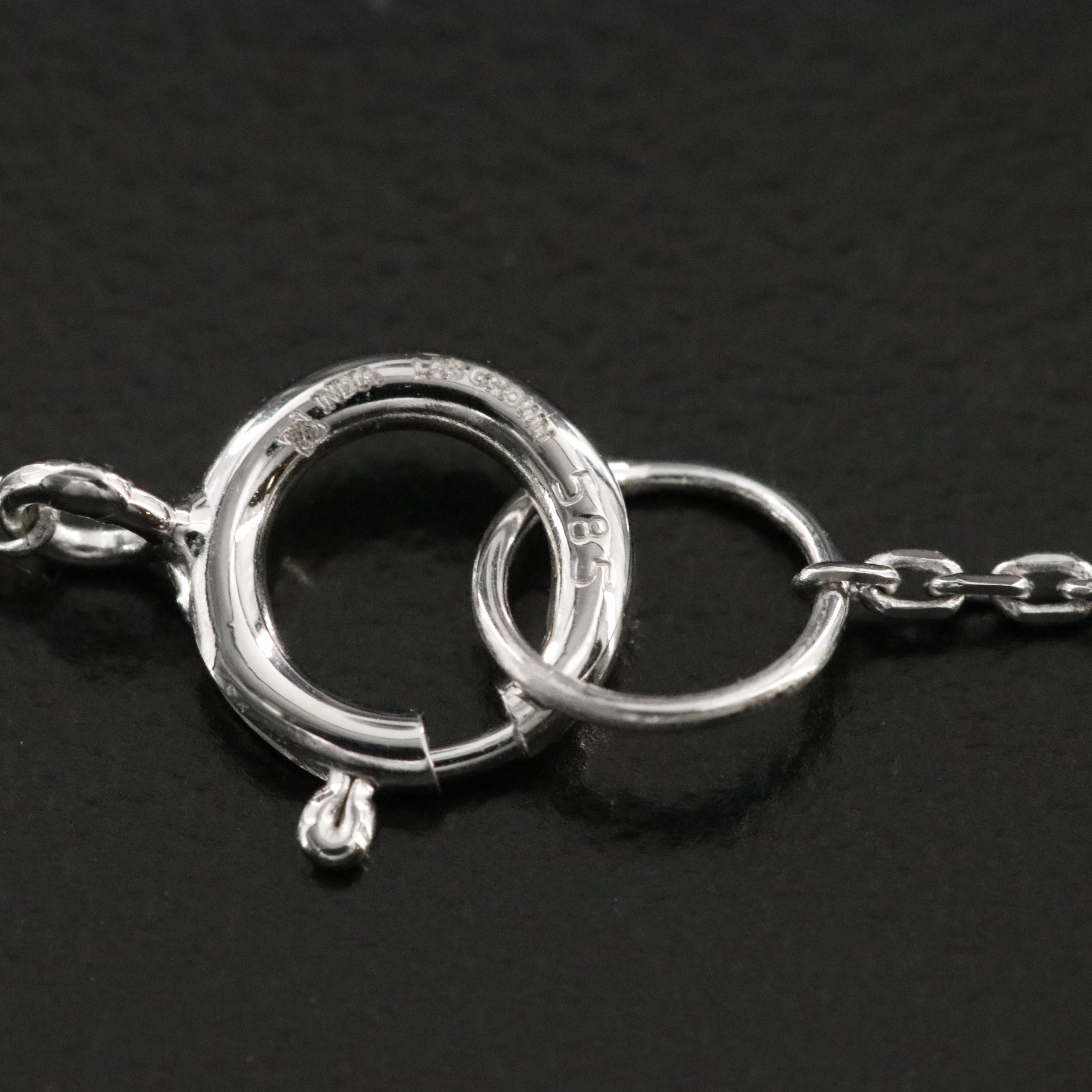 14K 2.14 CTW Lab Grown Diamond Pendant Necklace