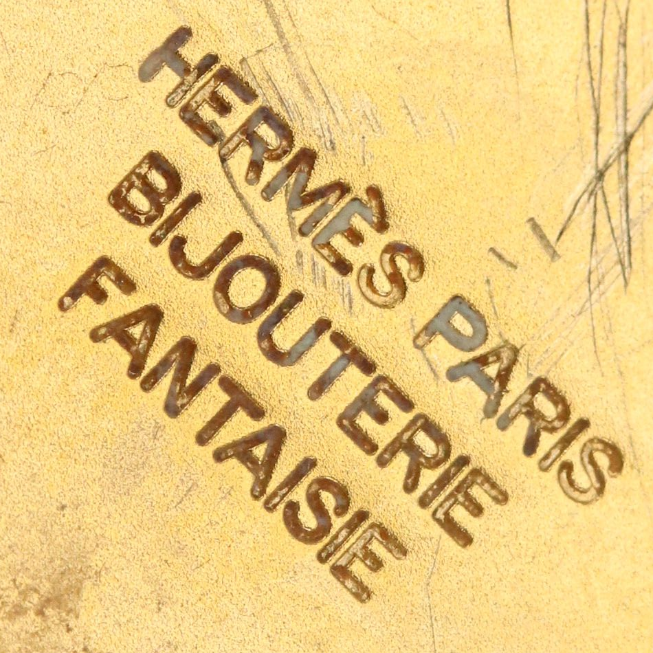 Hermès Clou de Selle Clip Earrings