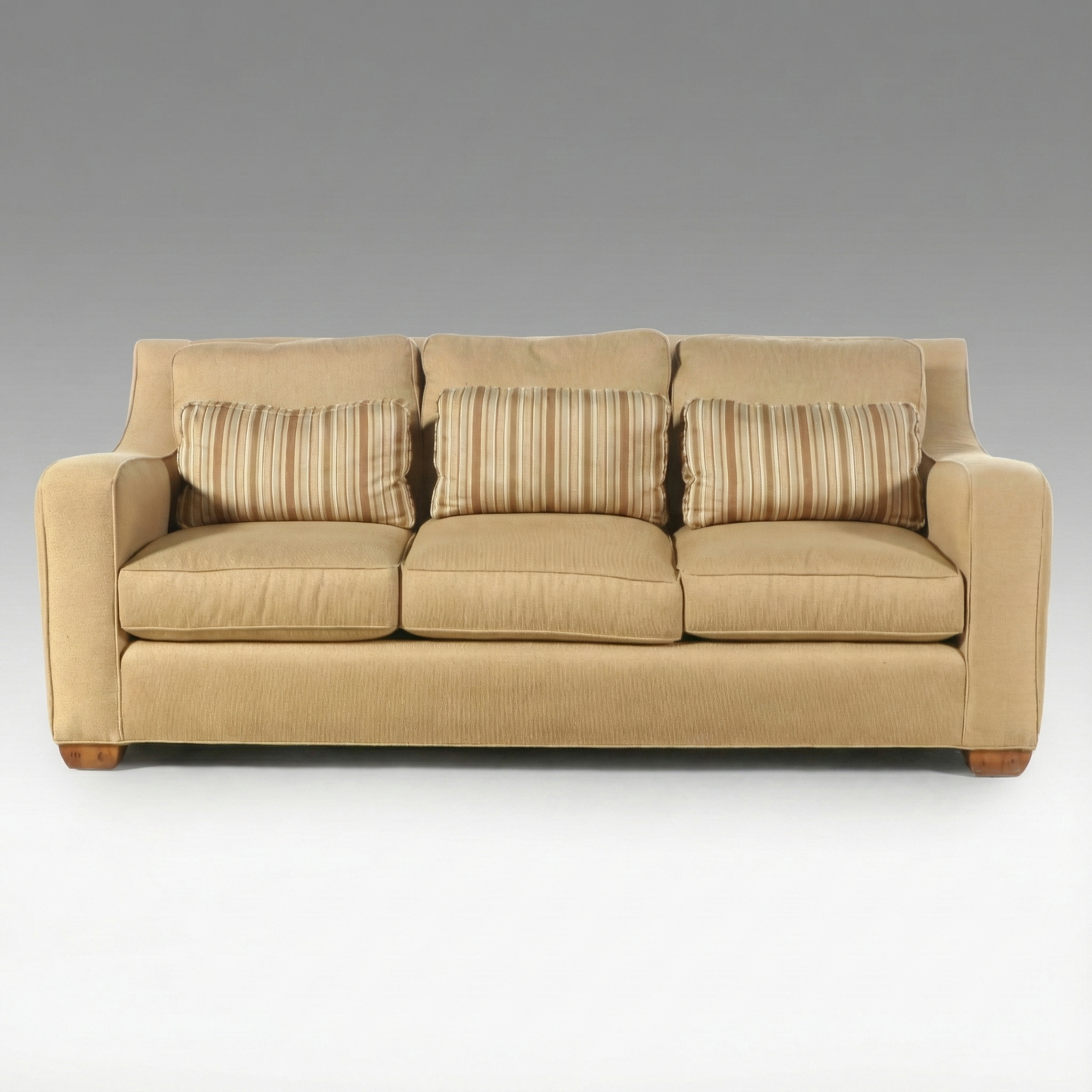 Taylor King Contemporary Upholstered Sofa with Accent Pillows