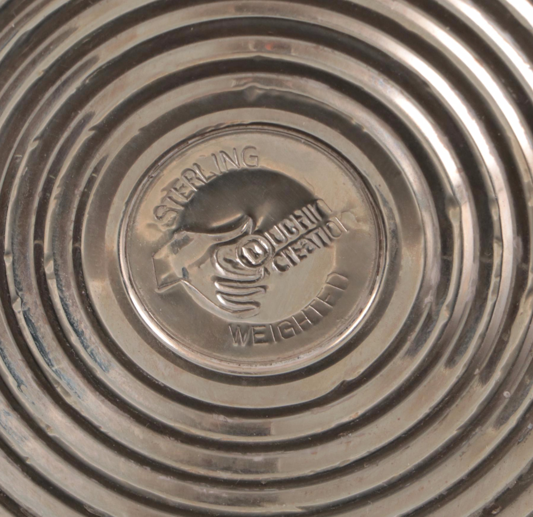 Towle and Duchin Creation Sterling Candle Holders with Hamilton Sterling Compote