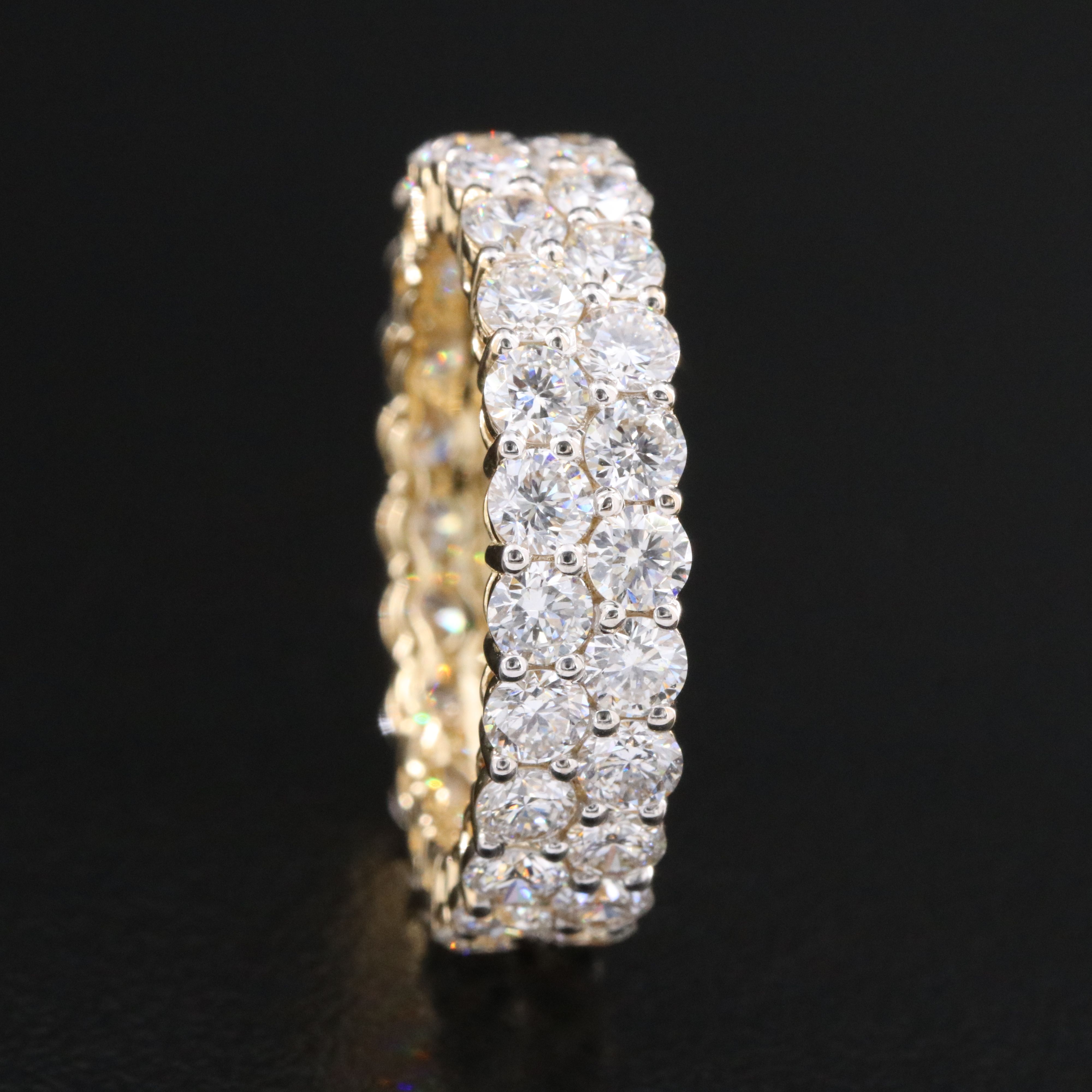 14K 4.37 CTW Lab Grown Diamond Eternity Band