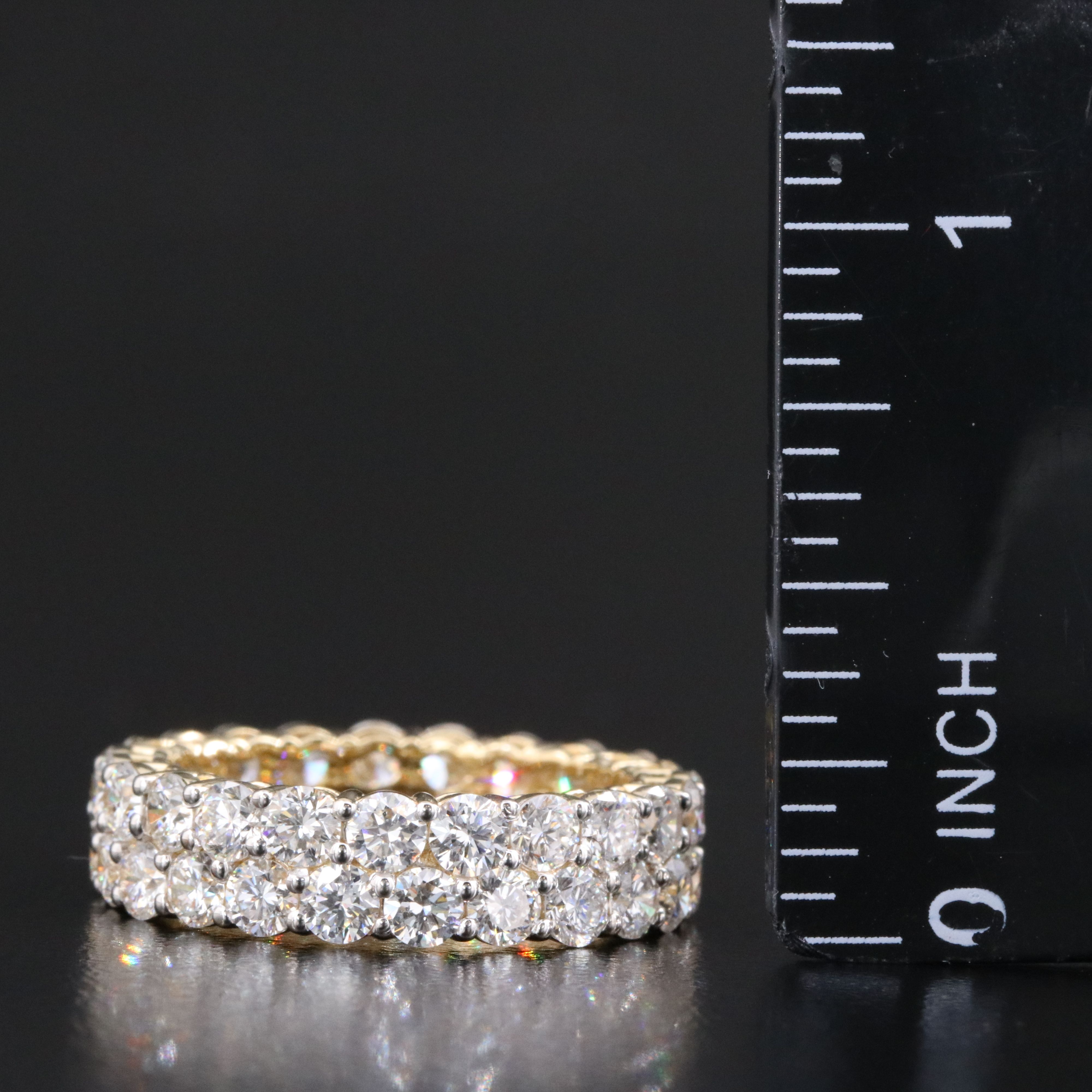 14K 4.37 CTW Lab Grown Diamond Eternity Band