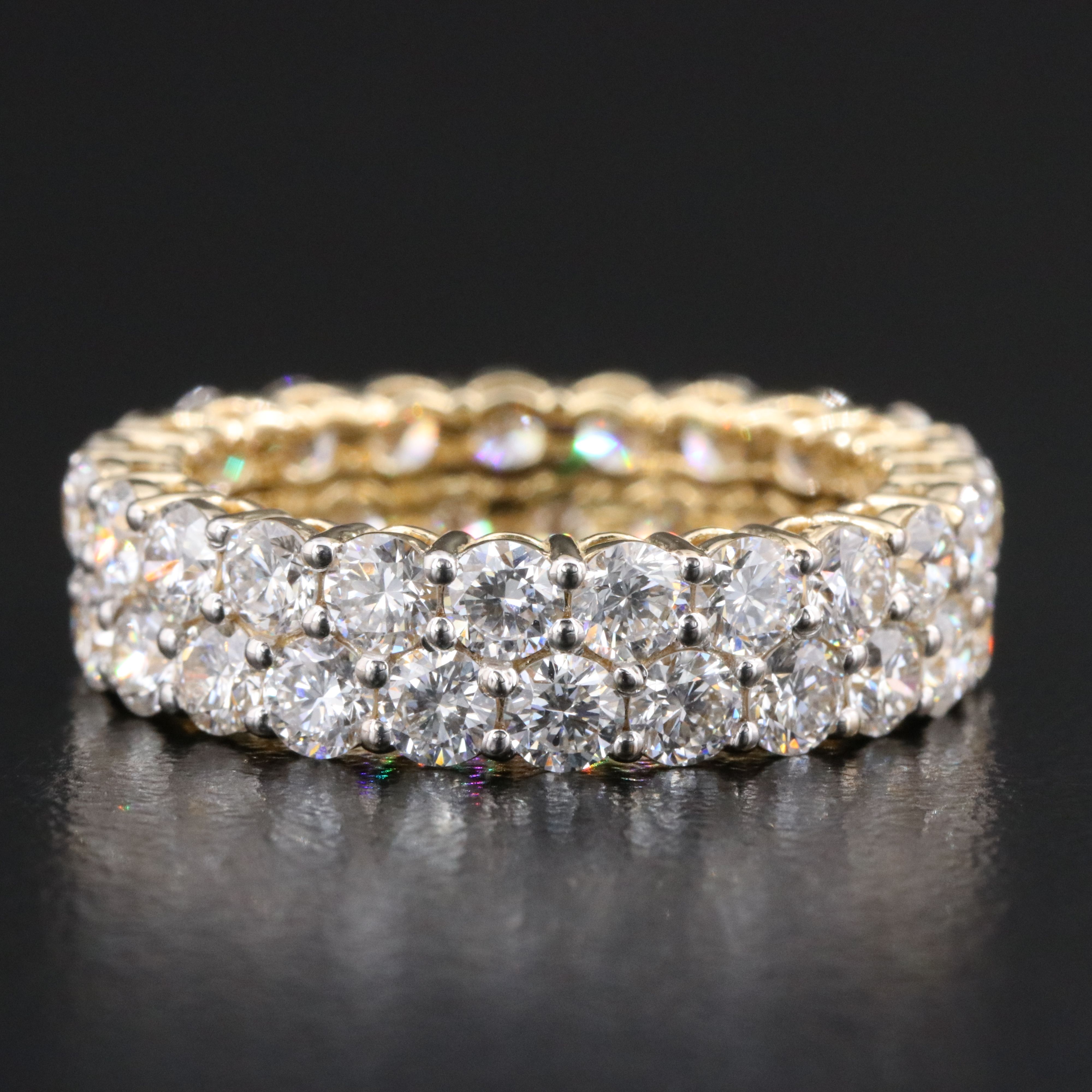 14K 4.37 CTW Lab Grown Diamond Eternity Band