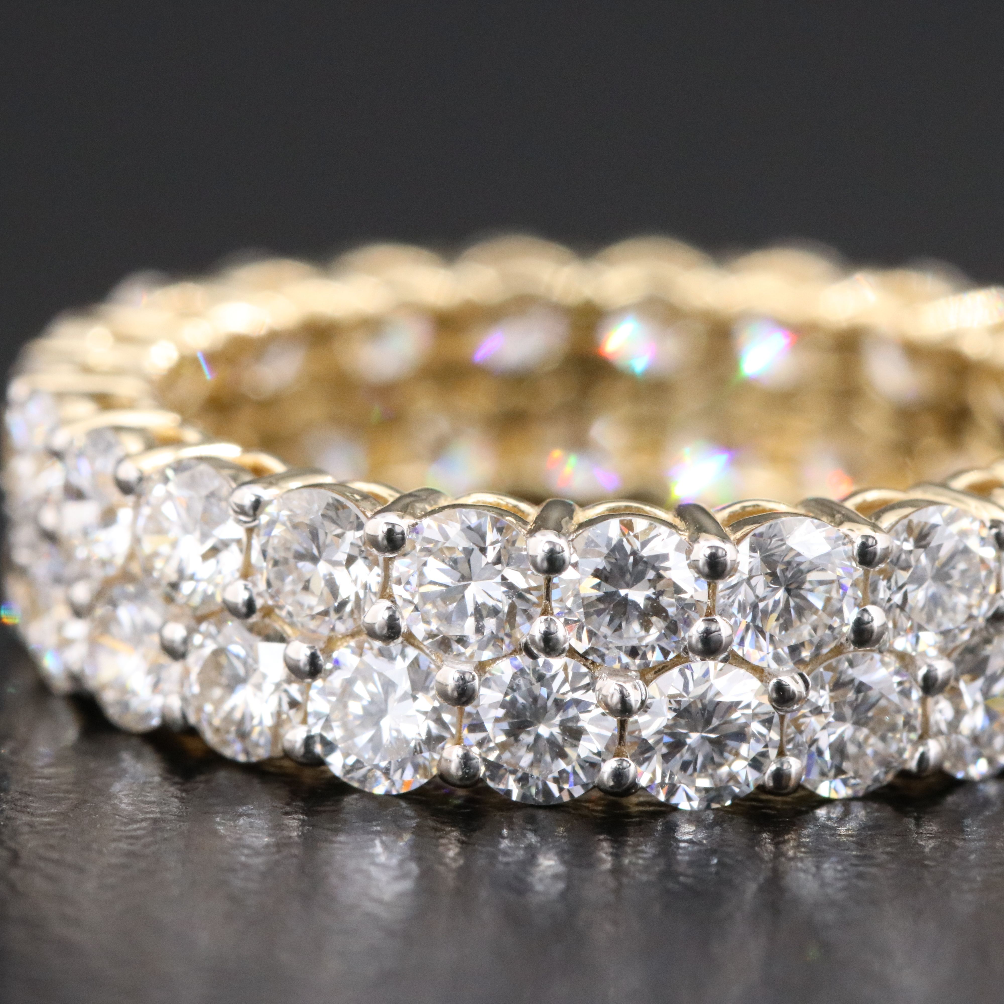 14K 4.37 CTW Lab Grown Diamond Eternity Band