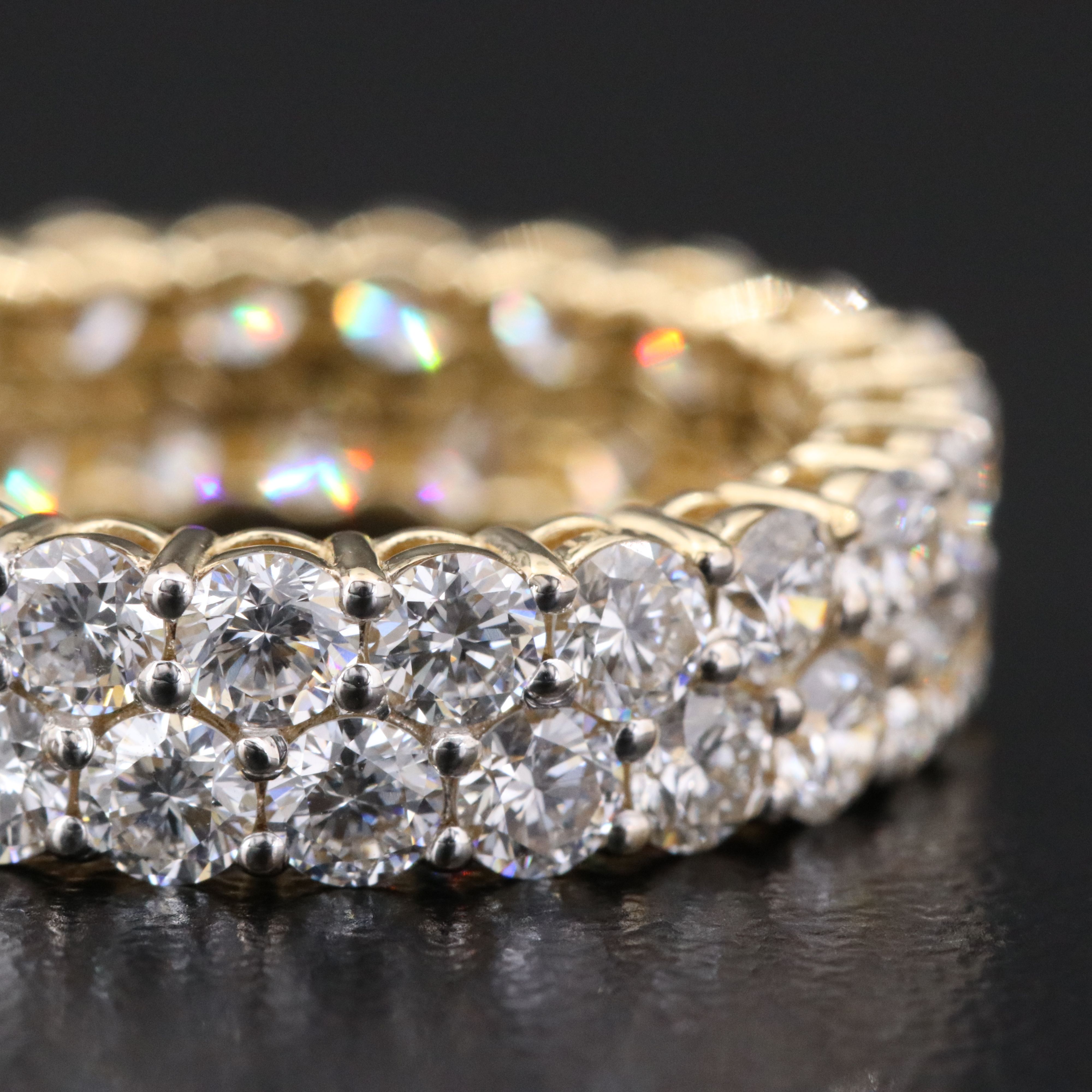 14K 4.37 CTW Lab Grown Diamond Eternity Band