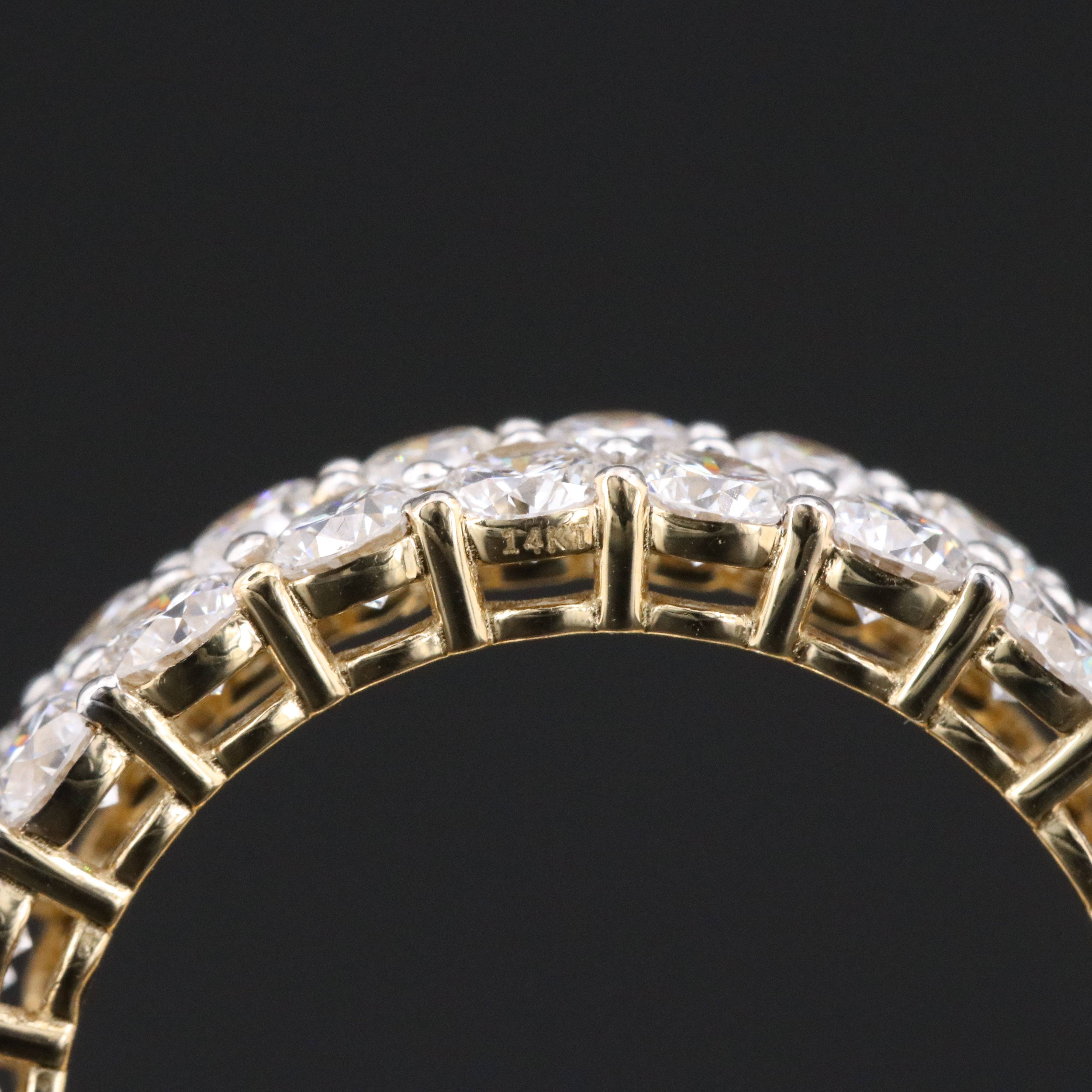 14K 4.37 CTW Lab Grown Diamond Eternity Band