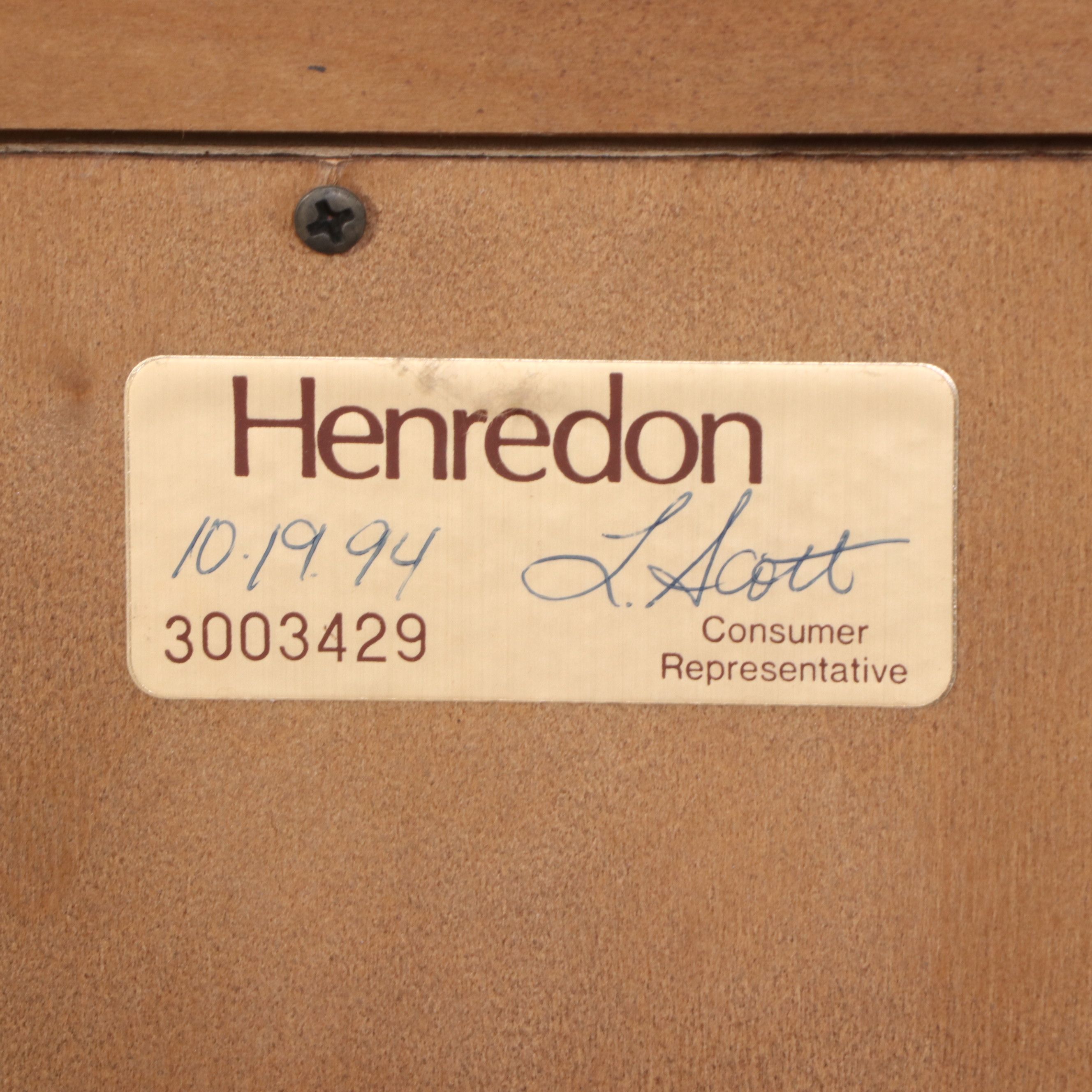 Henredon "Rittenhouse Square" Mahogany Breakfront China Cabinet