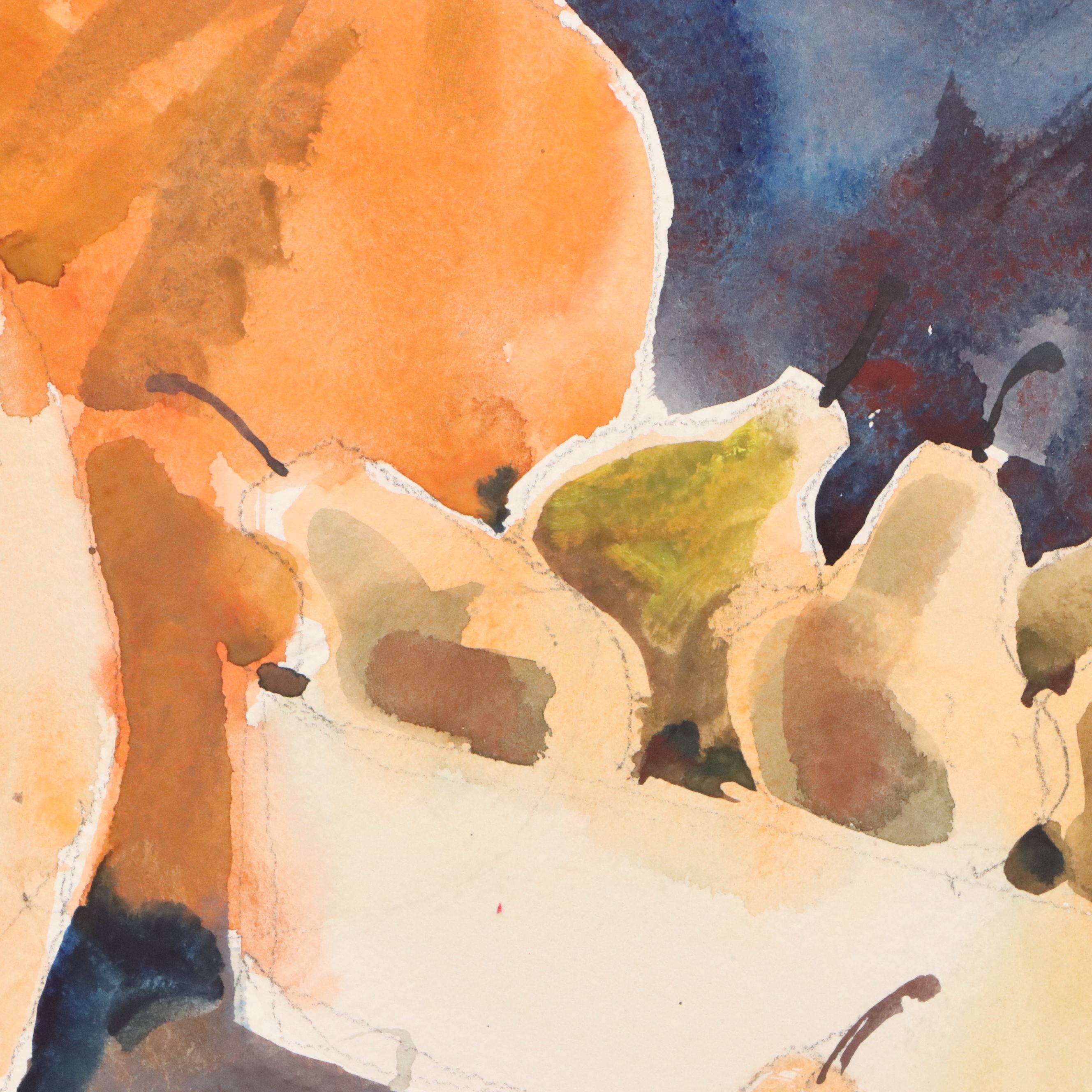 Jack Meanwell Still Life Watercolor Painting, Late 20th Century