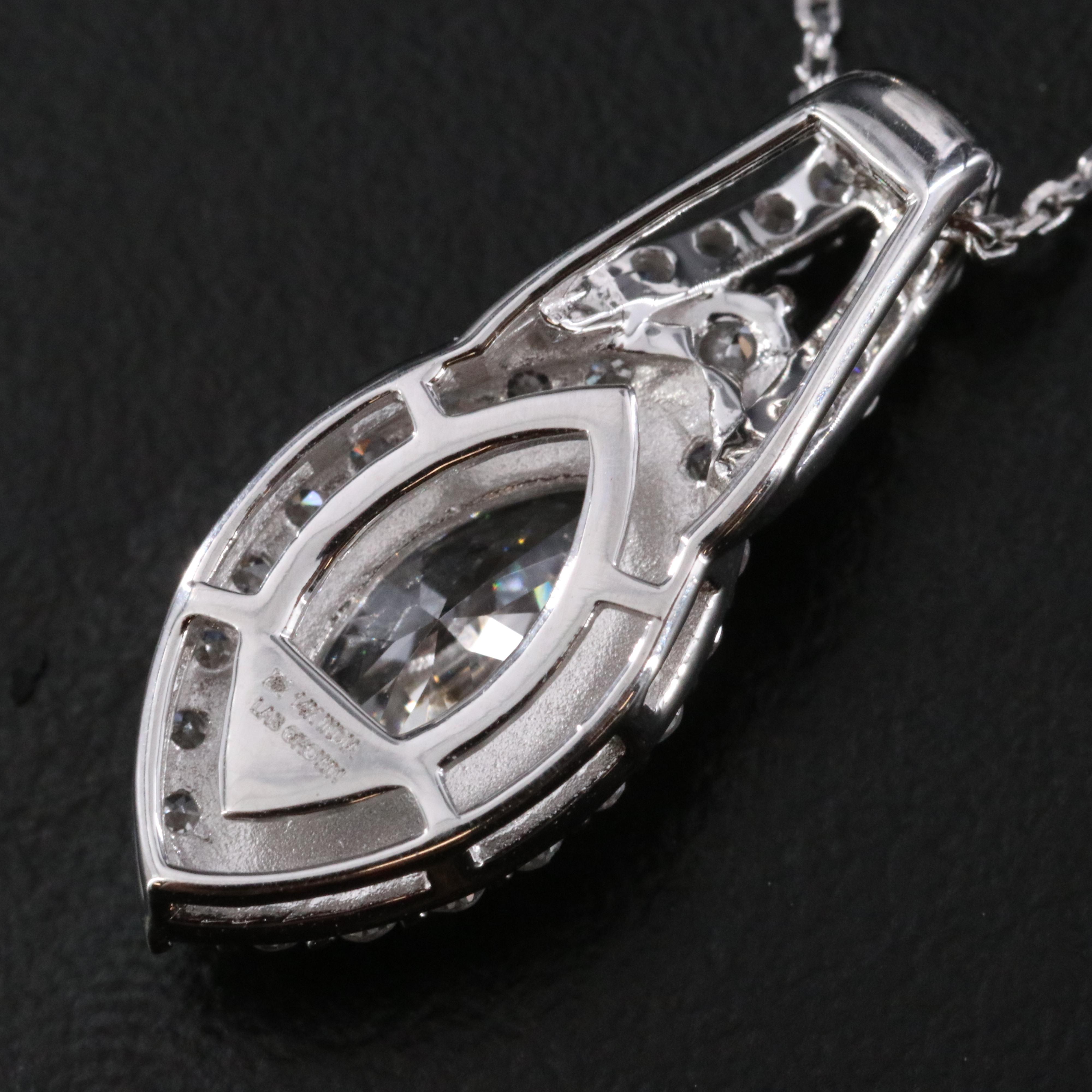 14K 2.02 CTW Lab Grown Diamond Pendant Necklace