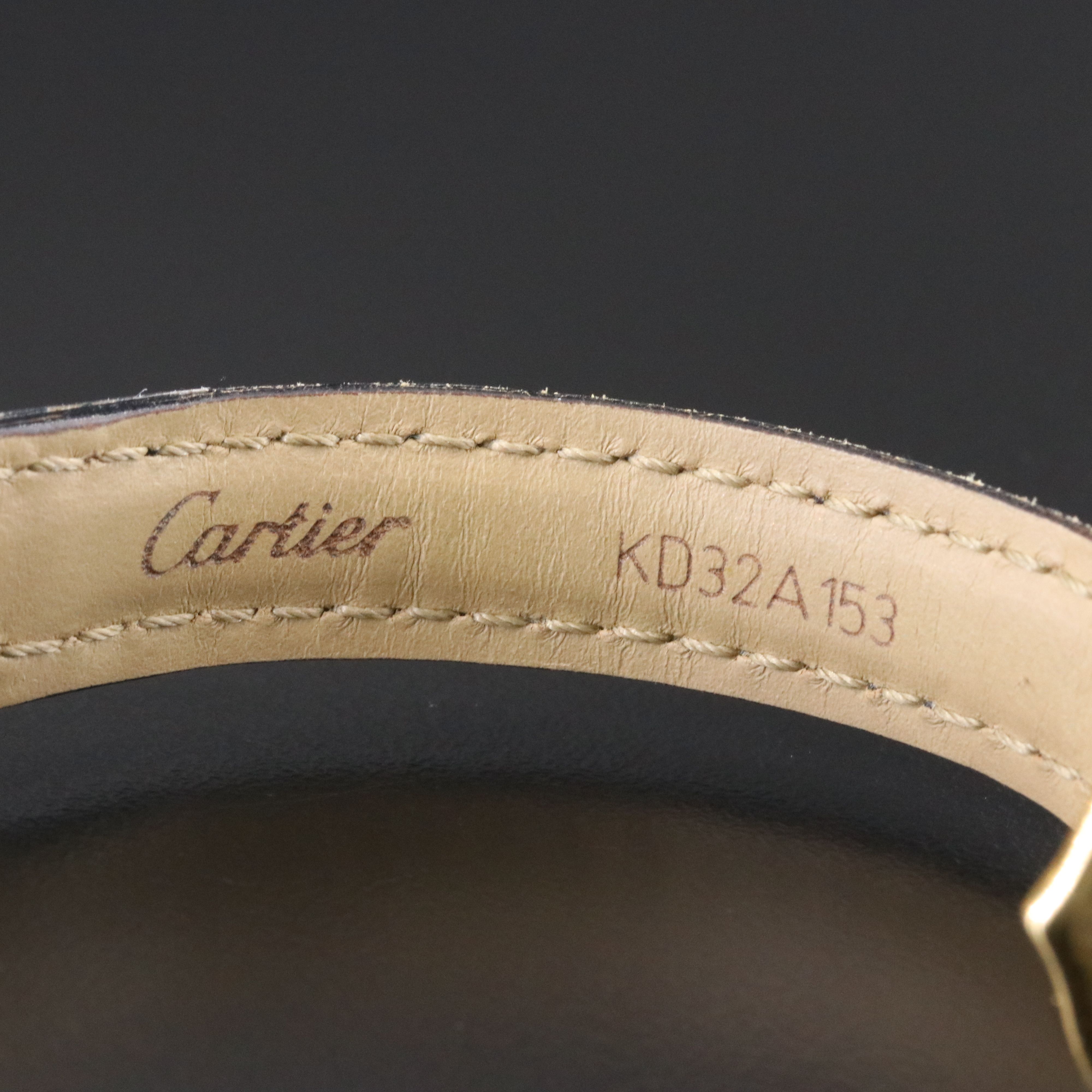 Cartier Montre Quadrant 18K Watch