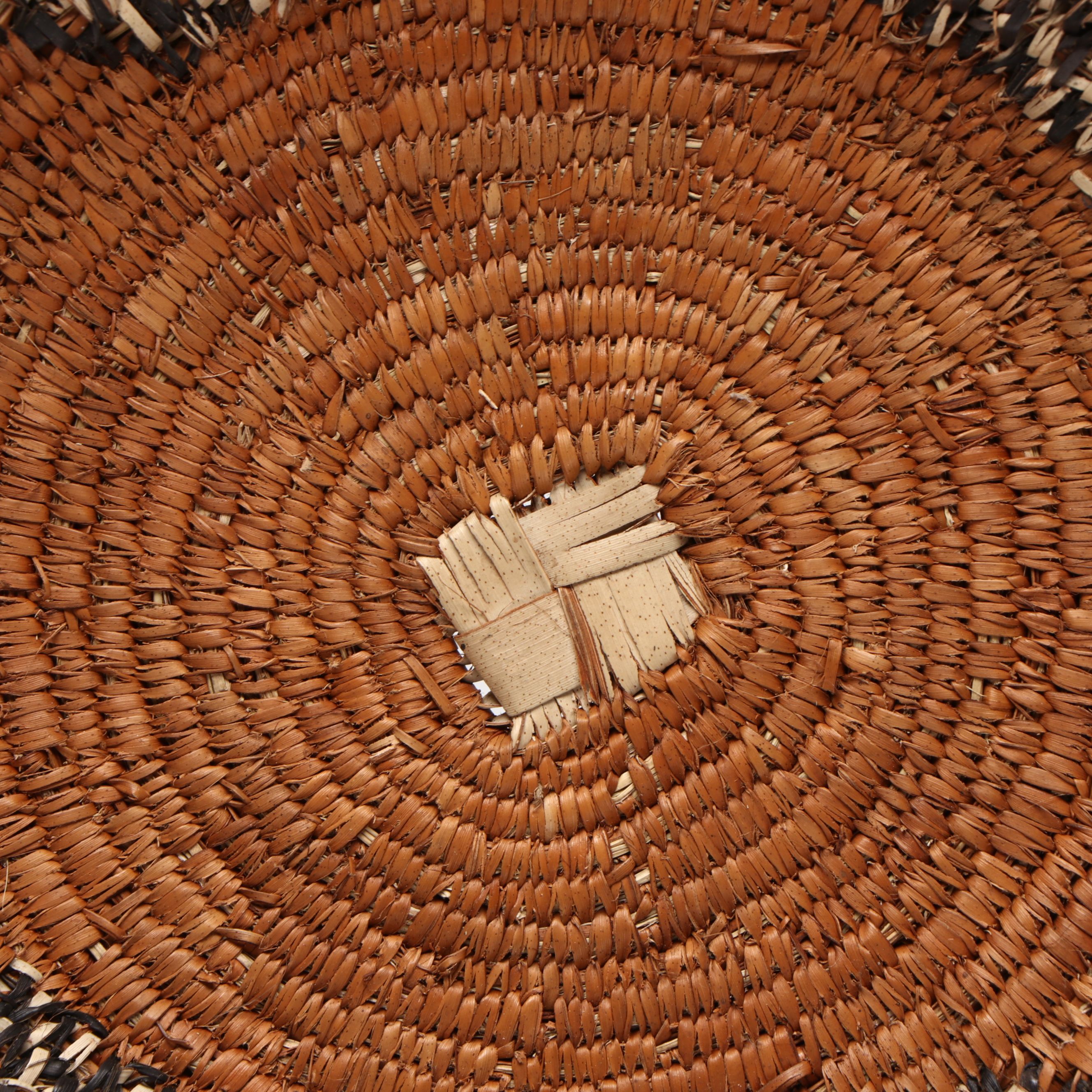 South African Zulu Peoples Ilala Palm Lidded Container and Basket